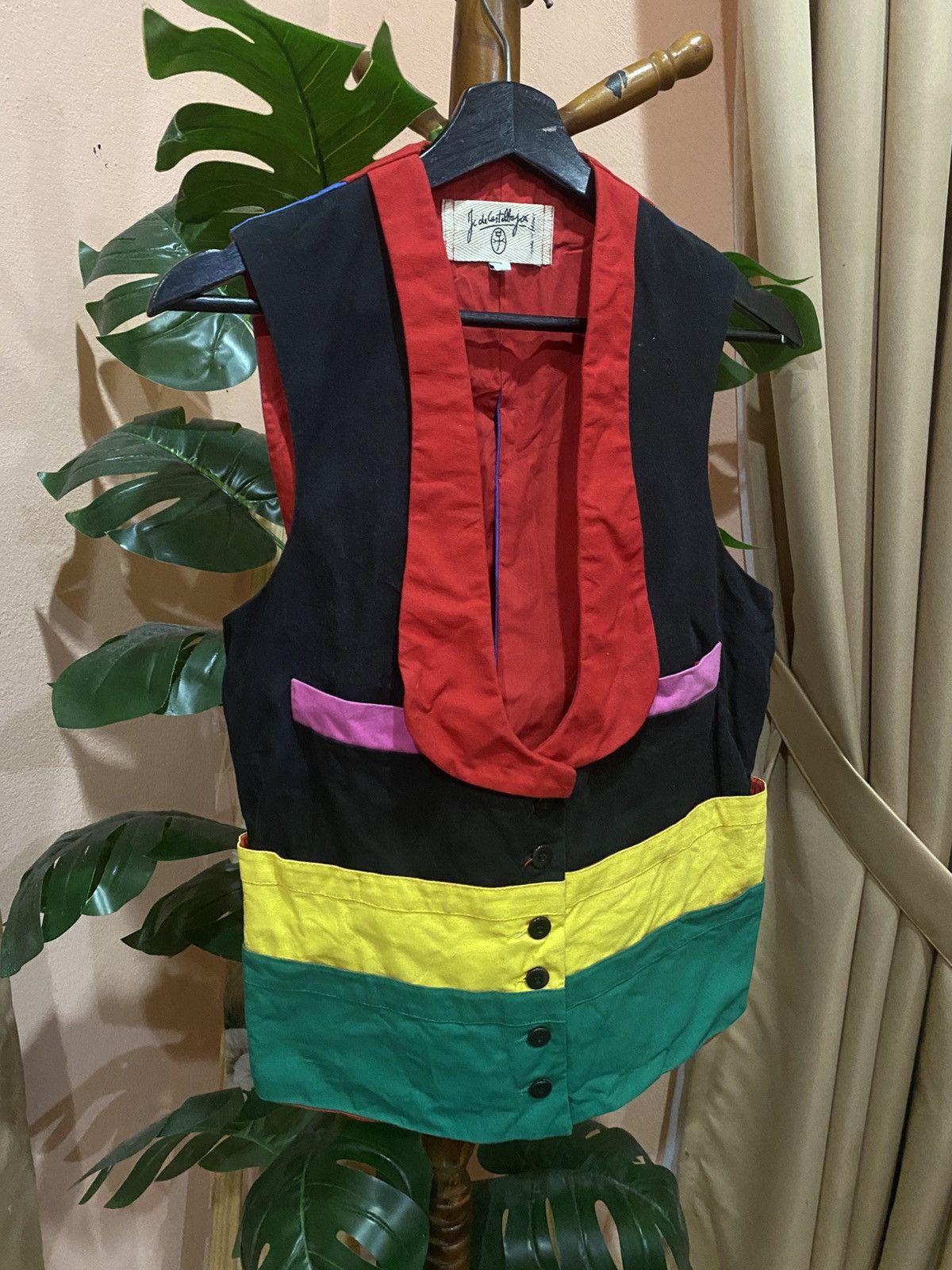 Jean Charles De Castelbajac Jean-Charles de Castelbajac Color Block Vest Multicolor Size US S / EU 44-46 / 1 - 5 Thumbnail