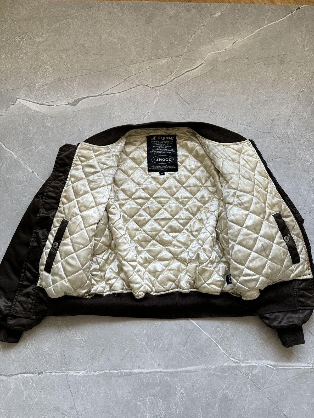 Kangol Vintage Kangol MA-1 Bomber Jacket Cropped Oversized Rare Size US M / EU 48-50 / 2 - 12 Thumbnail