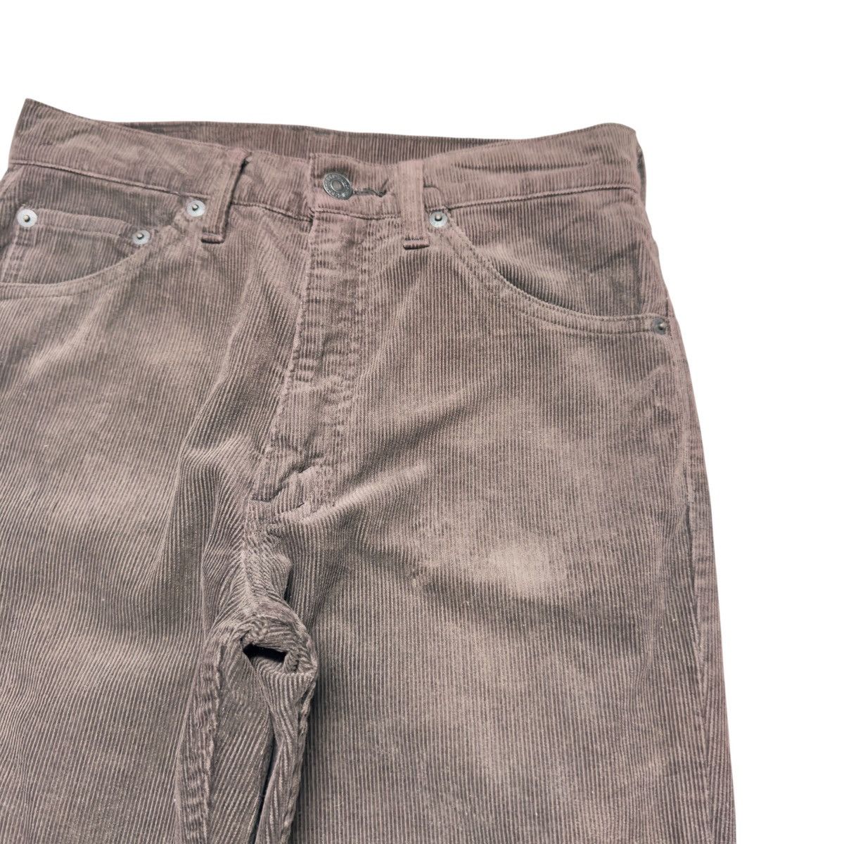 Levi's Vintage Levis 517 Brown Corduroy Flare Jeans Hedi Slimane Size US 28 / EU 44 - 5 Thumbnail