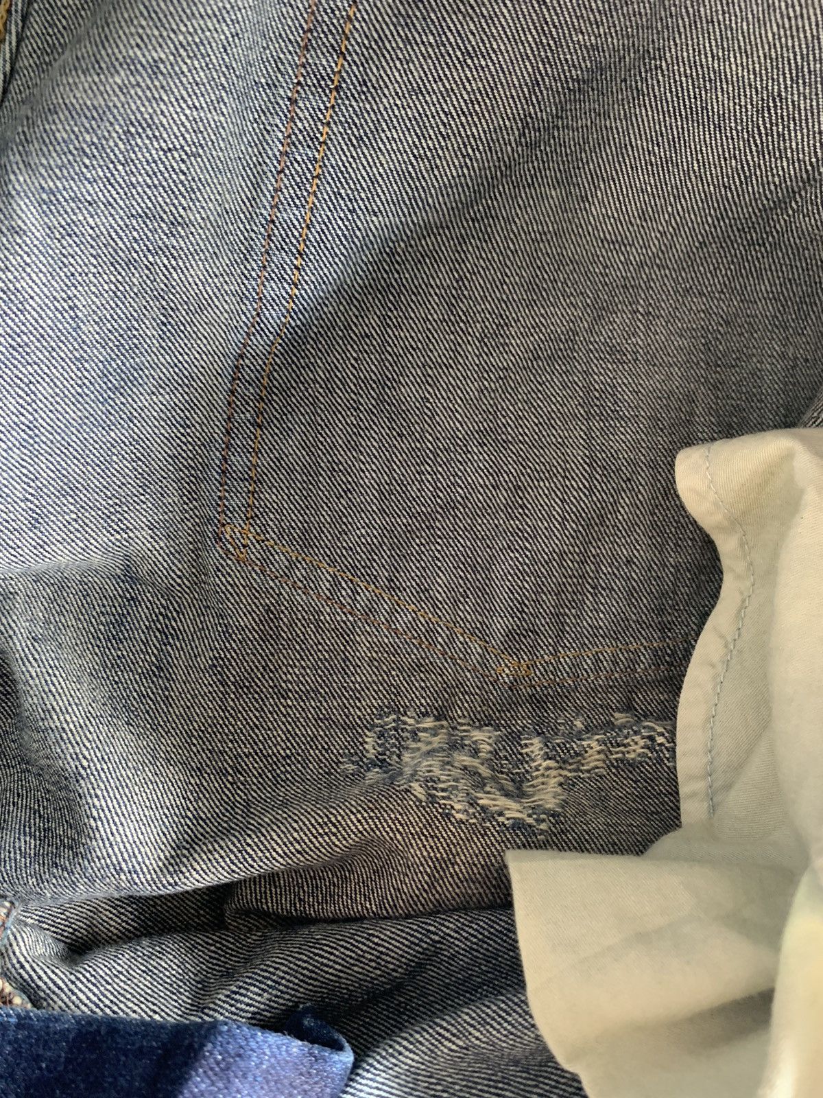 Japanese Brand × Kapital Santeria Eyedy Rare Selvedge Distressed Denim Size US 33 - 23 Thumbnail