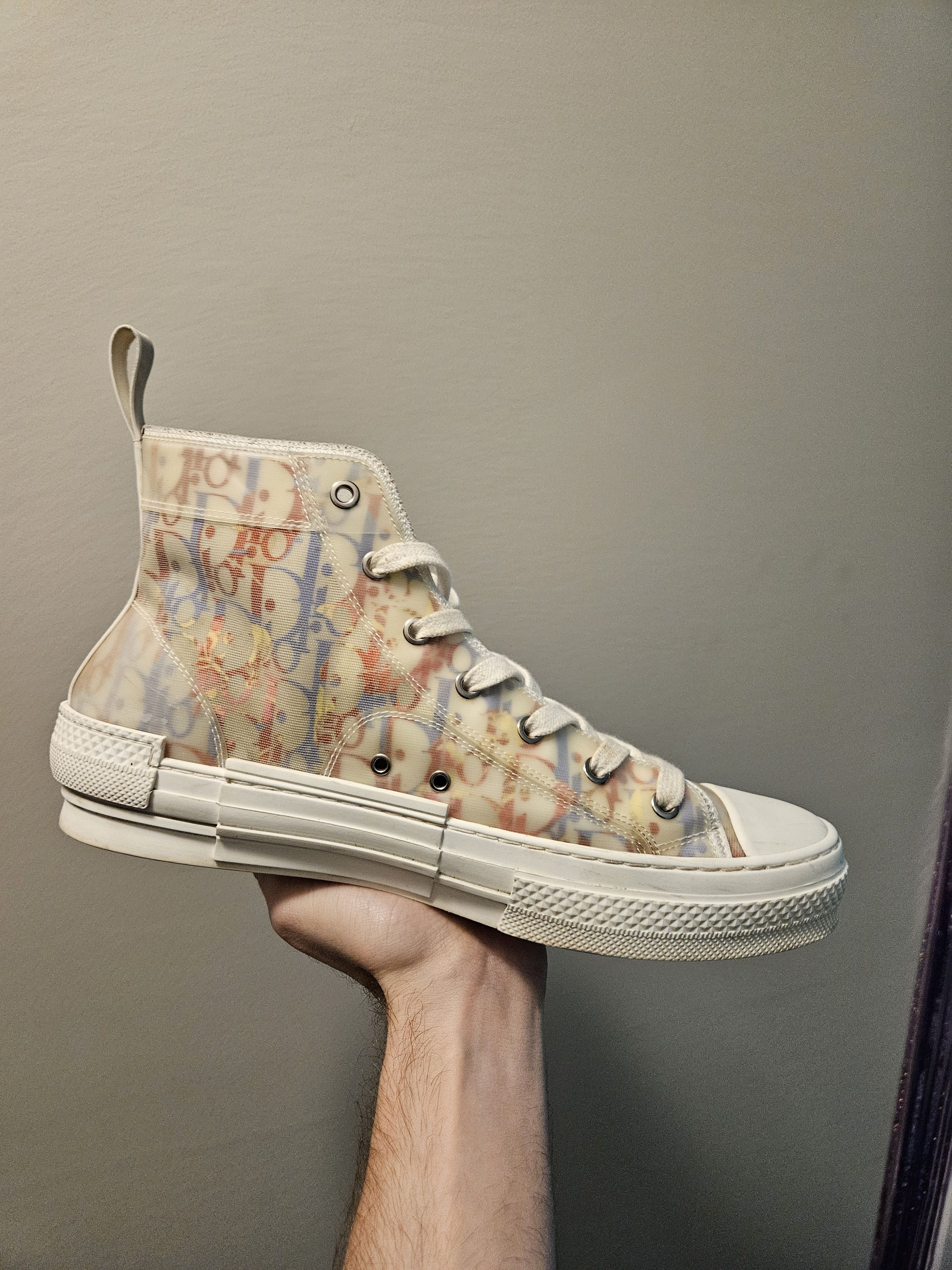 Dior Multicolor Oblique Mesh and PVC B23 Sneakers Size US 9 / EU 42 - 3 Thumbnail