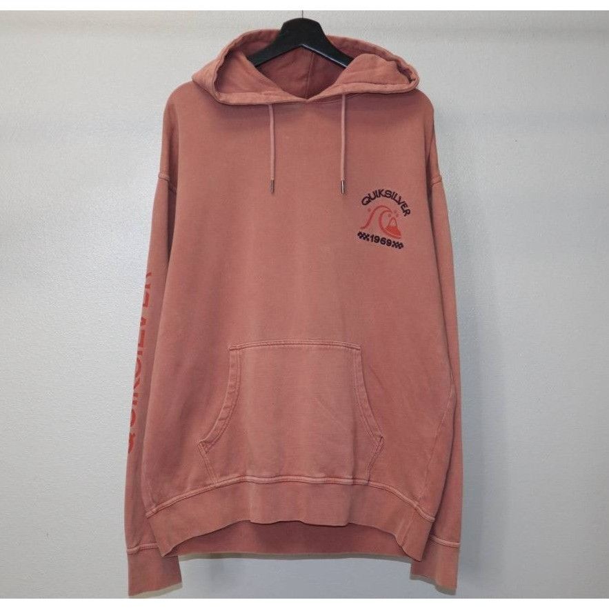 Quiksilver Vintage 90s Quiksilver Coral Hoodie - Men's XL Y2K Surf Size US XL / EU 56 / 4 - 1 Thumbnail