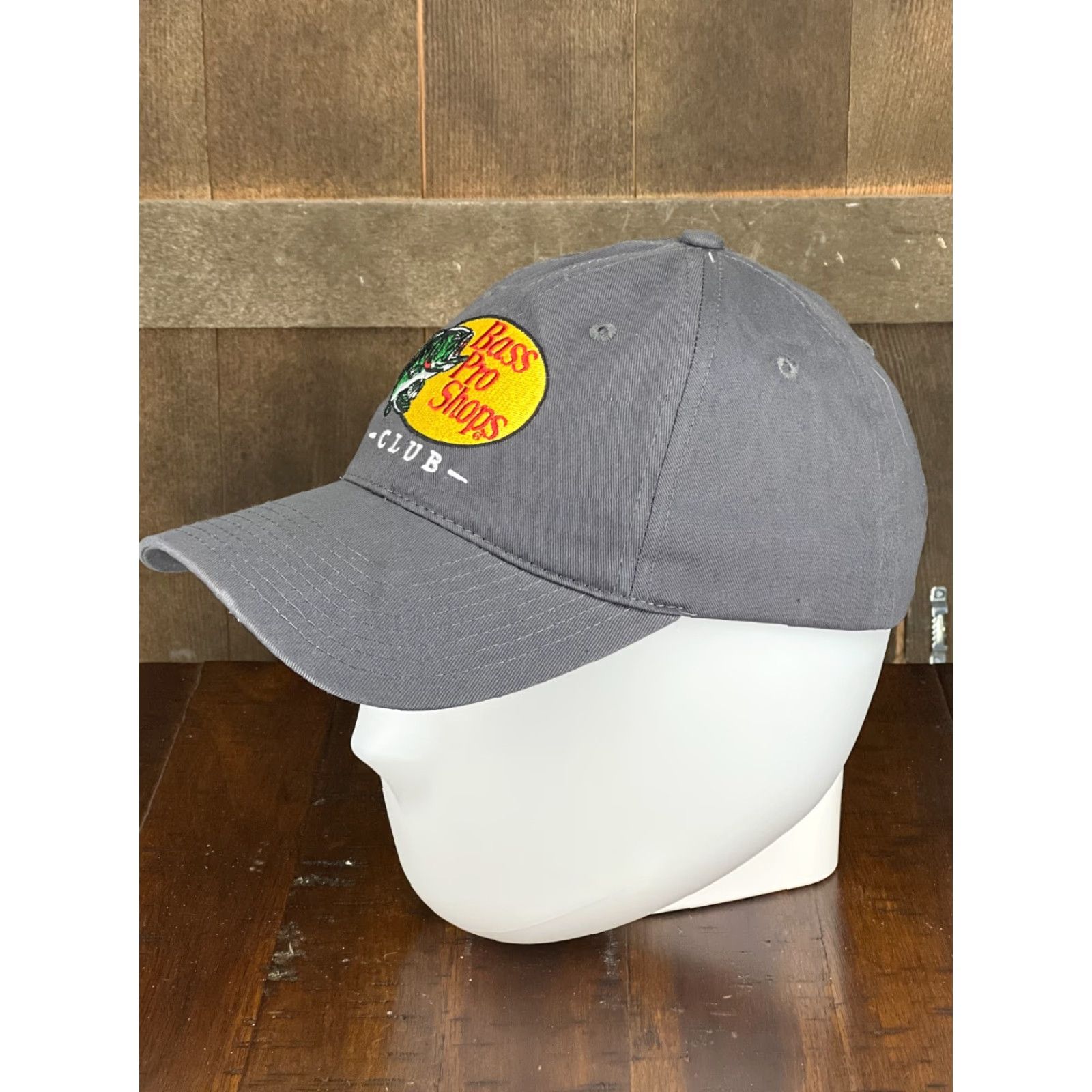 Bass Pro Shops Bass Pro Shops Hat Baseball Cap One Size Gray Cotton Adjustable Men Labeled Logo Hat Cap Size ONE SIZE - 2 Thumbnail