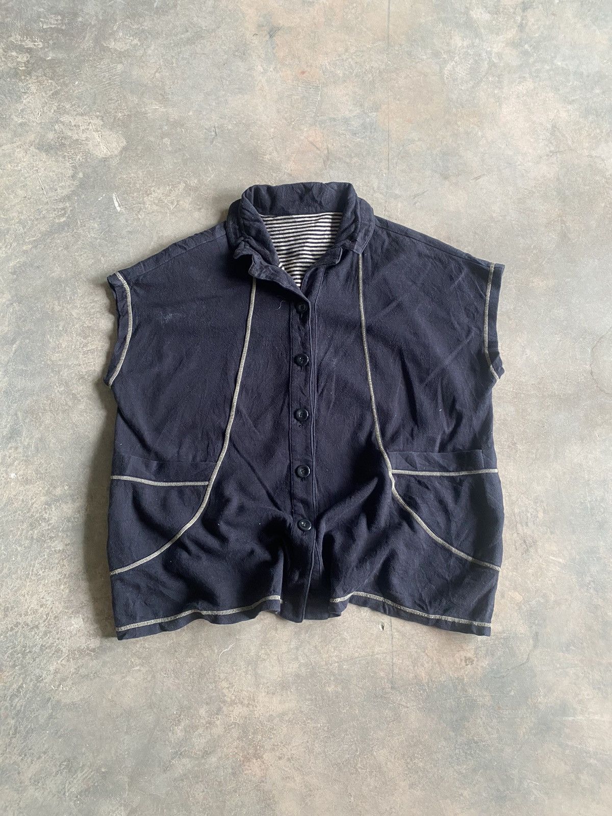 Hysteric Glamour × Japanese Brand × Vintage KAPITAL STYLE JACKET VEST 90s JAPAN LGB PUNK GRUNGE 90s Size US L / EU 52-54 / 3 - 2 Thumbnail