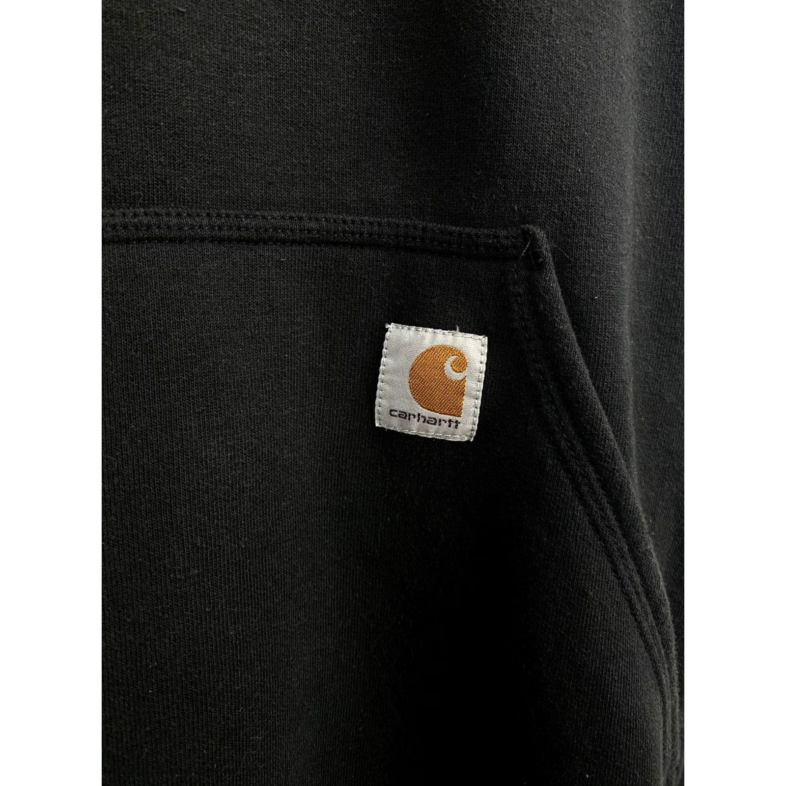 Carhartt VINTAGE Carhartt Hoodie Mens M Black Retro Y2K Rare Hype Full Zip Shirt Size US M / EU 48-50 / 2 - 4 Thumbnail