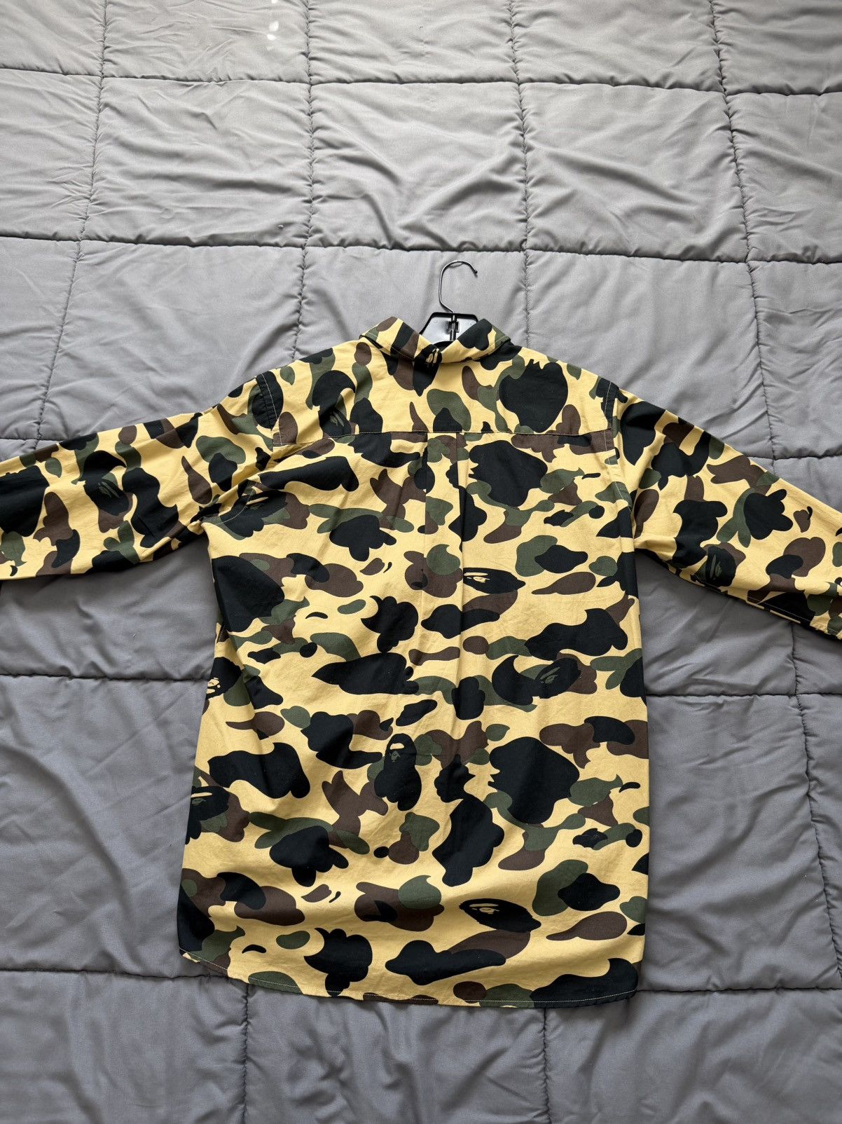 Bape Bape Camo Button Up Shirt Size US L / EU 52-54 / 3 - 3 Thumbnail