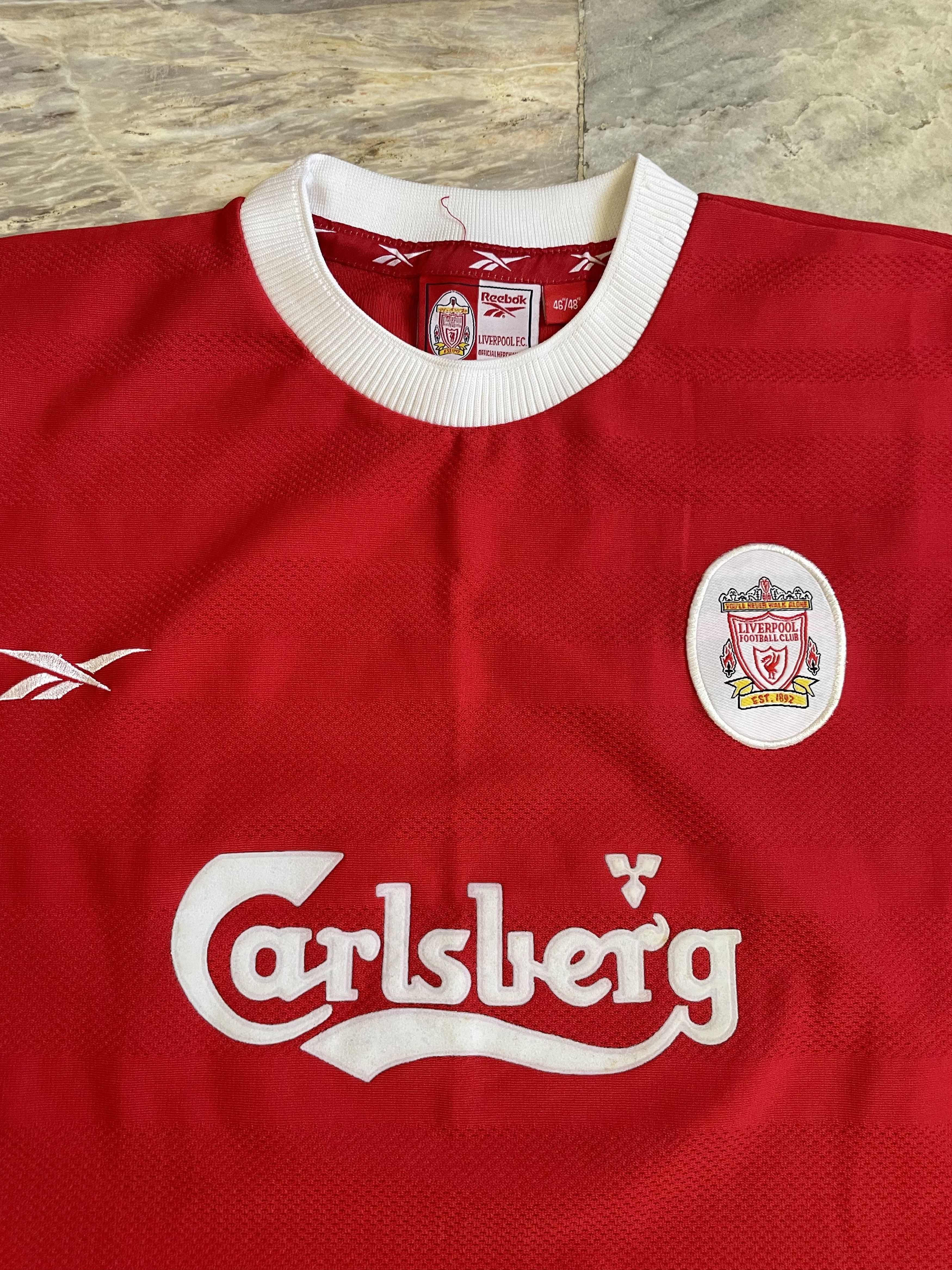 Reebok × Vintage Reebok Liverpool 1998-2000 home vintage soccer jersey Size US M / EU 48-50 / 2 - 2 Thumbnail