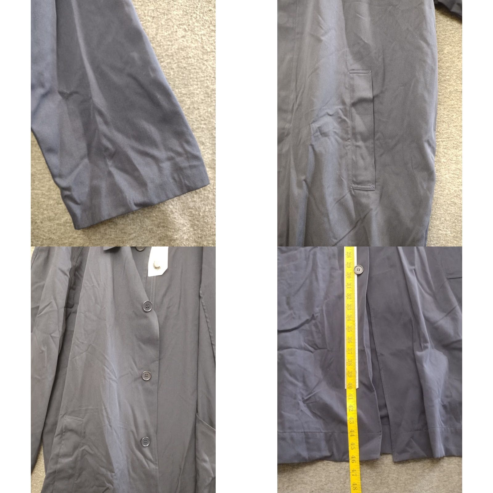 Vintage St stylus X LaDarius Campbell Trench Coat Navy XL Pockets Button Men Size US XL / EU 56 / 4 - 8 Thumbnail