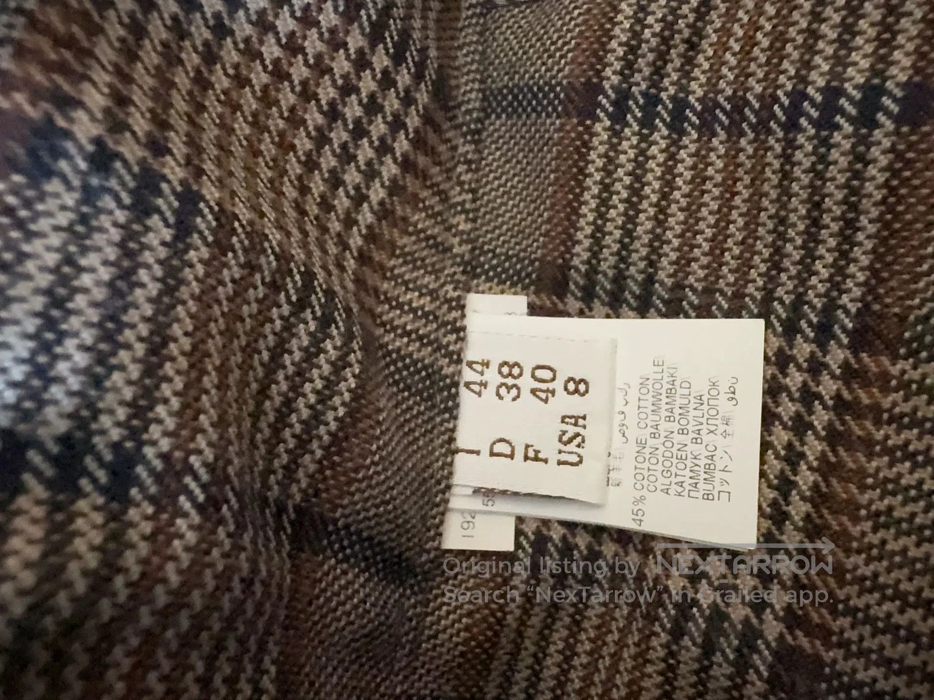 Brunello Cucinelli Brunello Cucinelli Plaid Straight Pants. Size US 28 / EU 44 - 7 Thumbnail