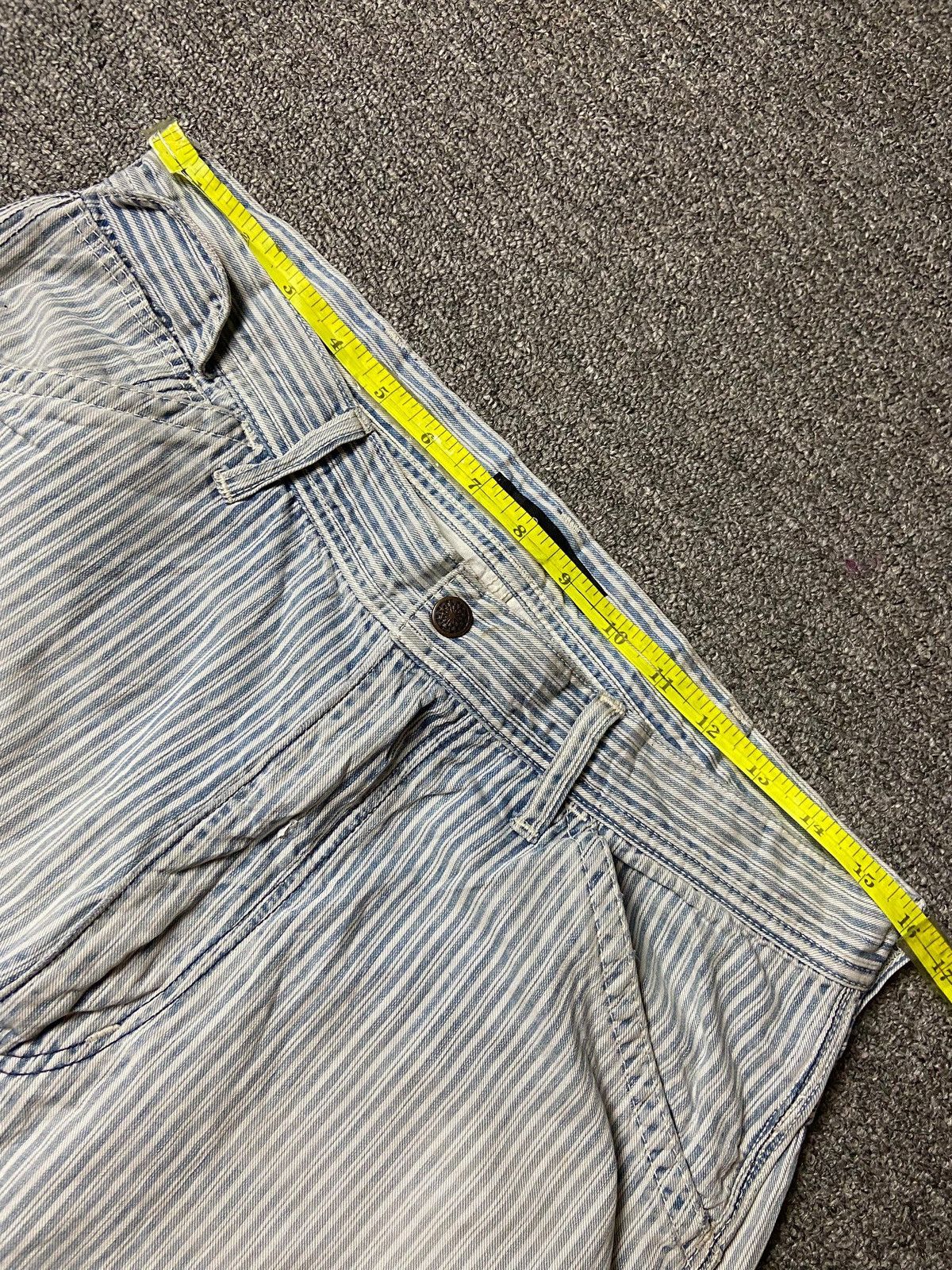 Japanese Brand × Johnbull × Vintage Vintage JOHNBULL Stripes Denim Shorts (121) Size US 32 / EU 48 - 6 Thumbnail