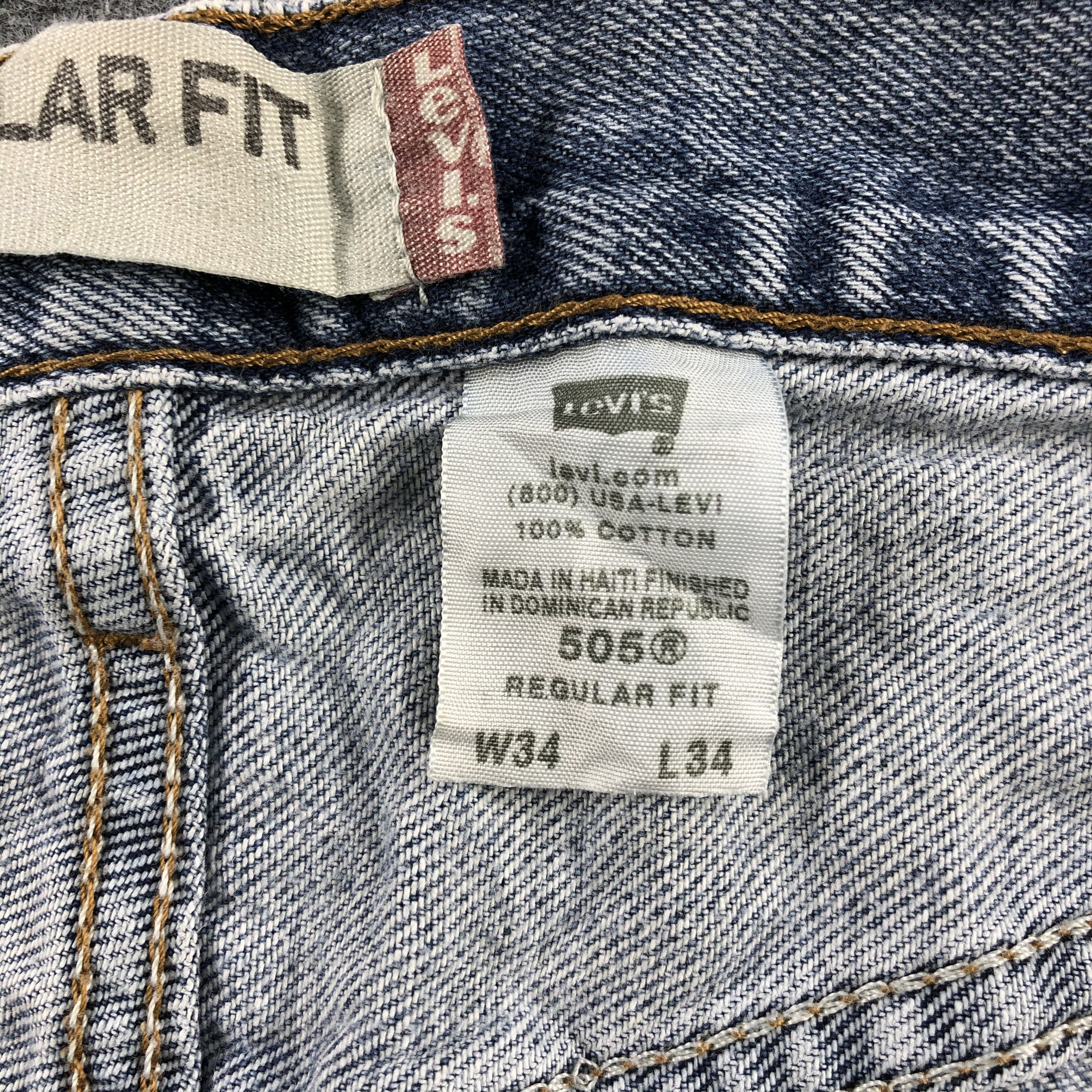 Levi's Vintage Light Wash Levis 505 Jeans-J2046 Size US 34 / EU 50 - 13 Thumbnail