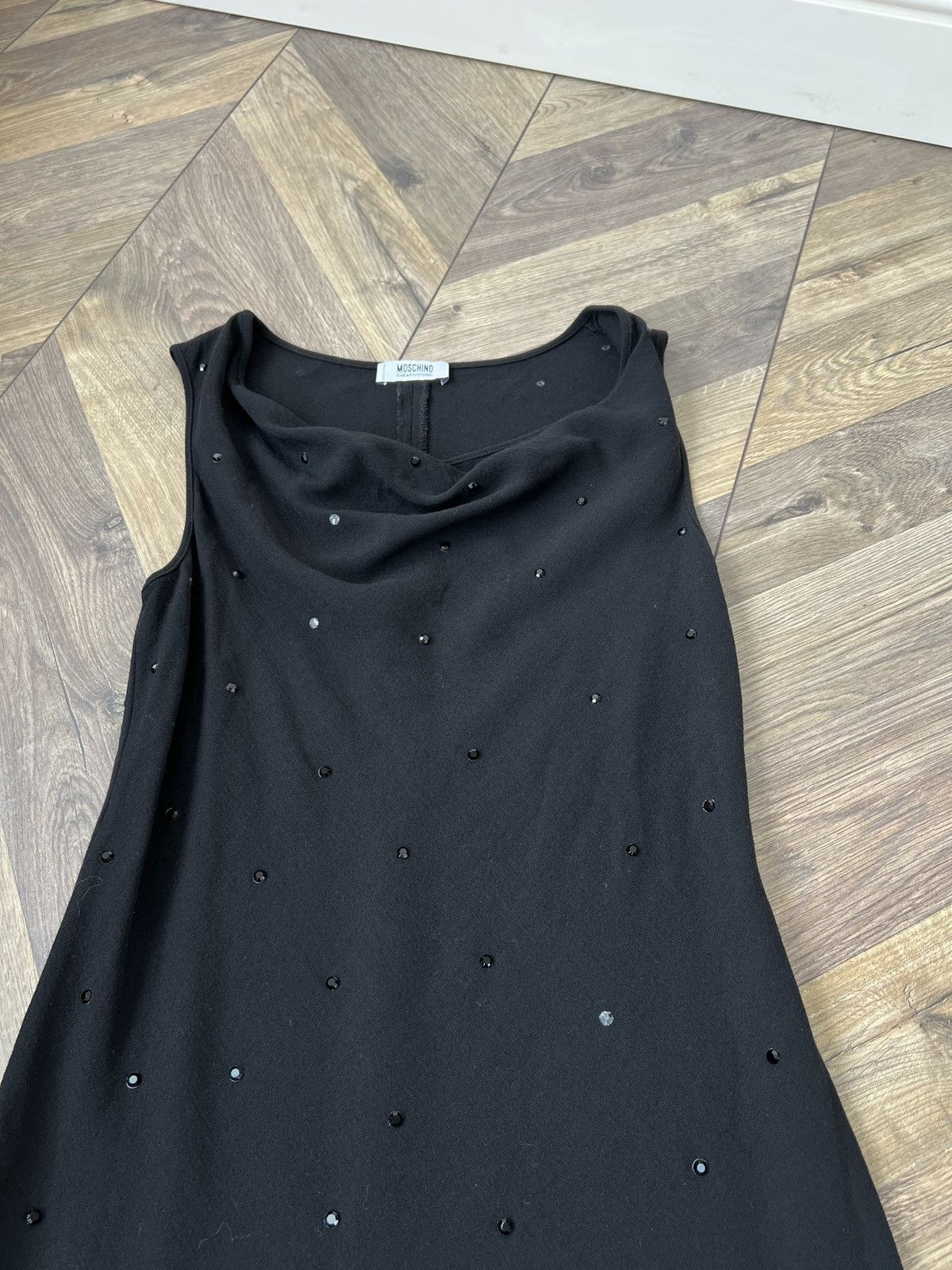 Moschino Vintage MOSCHINO Cheapandchic Y2K rhinestone slip dress Size M / US 6-8 / IT 42-44 - 5 Thumbnail