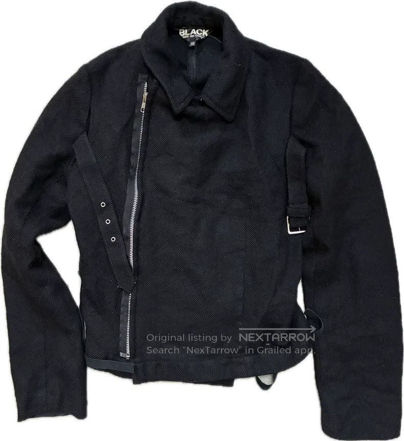 Comme des Garcons Comme Des Garcons Wool biker jacket, Black classic model, Size XS / US 0-2 / IT 36-38 - 1 Thumbnail