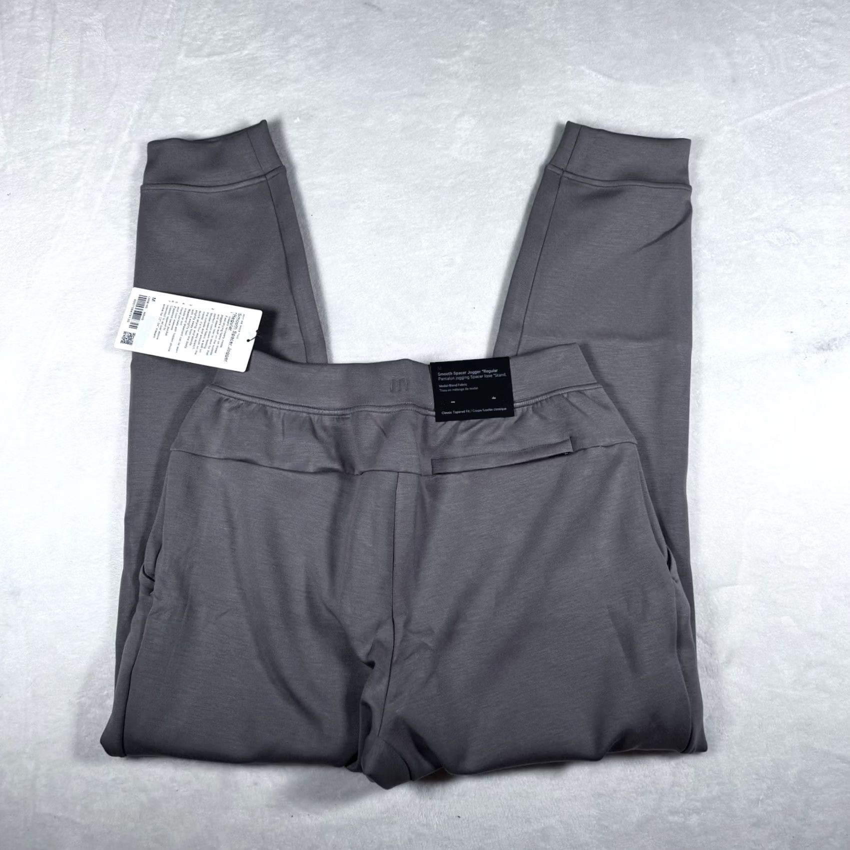 Lululemon NWT Lululemon Men’s Smooth Spacer Pants Warm Ash Gray Medium M Jogger Straight Drawstring Activewear Pants Mens Size US 31 - 4 Thumbnail