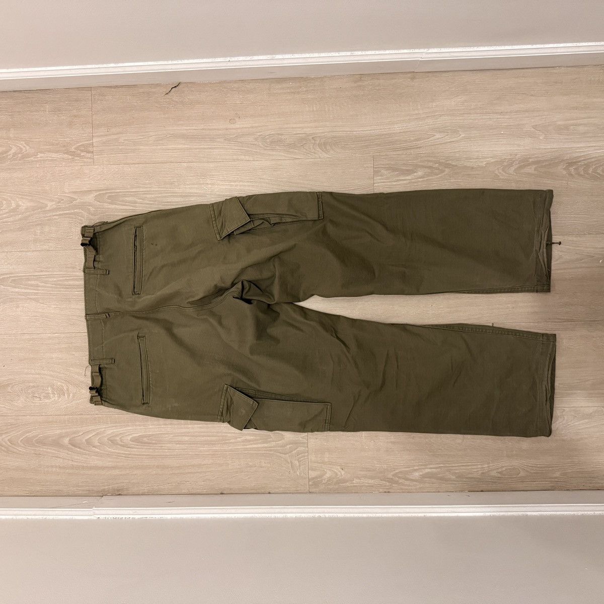 Orslow Orslow - 6 Pocket Cargo Pants - Olive - 1 Size US 30 / EU 46 - 4 Thumbnail