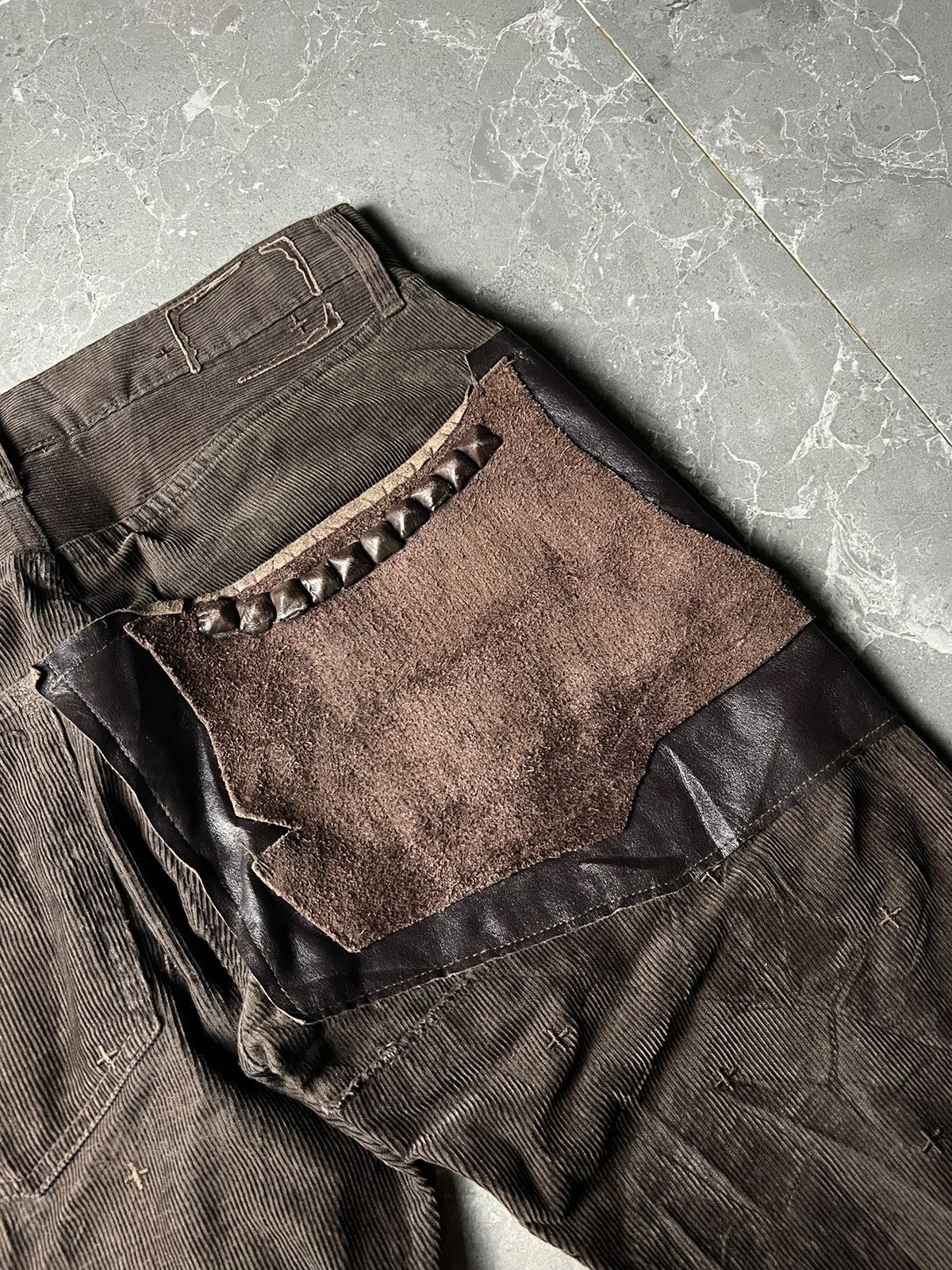 If Six Was Nine Rebirth To Tabura Rasa Boro Leather Pocket Pants Size US 31 - 4 Thumbnail
