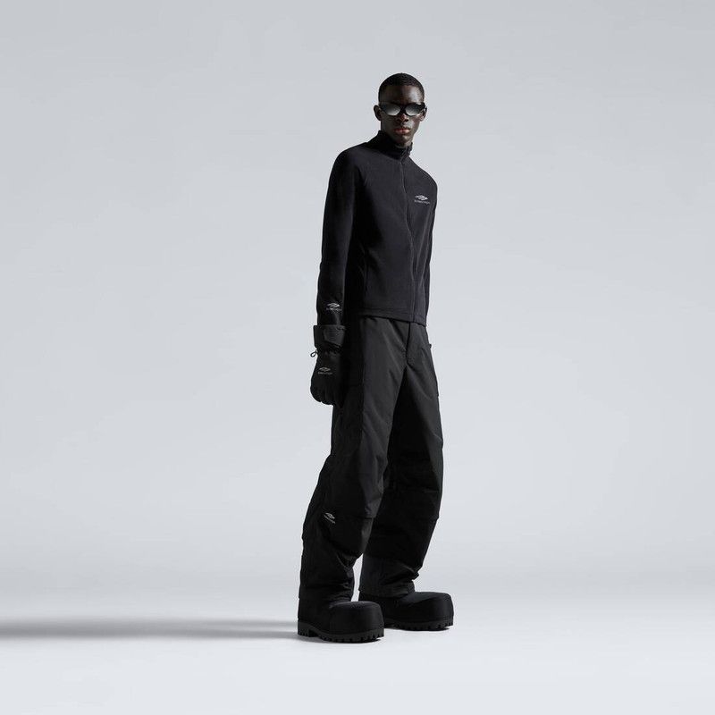 Balenciaga o1w1db10126 3B Sports Icon Zip-Up Jacket in Black Size US S / EU 44-46 / 1 - 2 Thumbnail