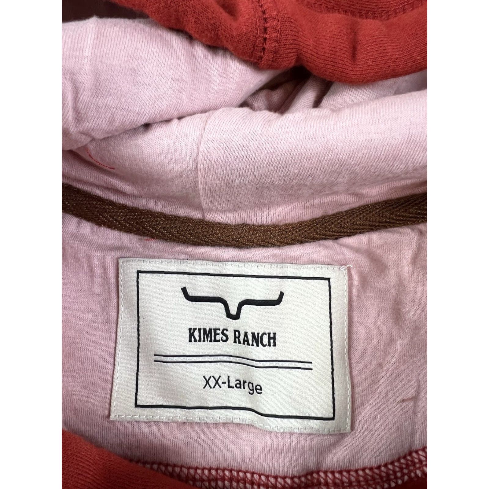Vintage Kimes Ranch Women’s Western Amigo Hoodie NWT Burnt Red & Brown Size 2XL Size XXL / US 16-18 / IT 52-54 - 6 Thumbnail
