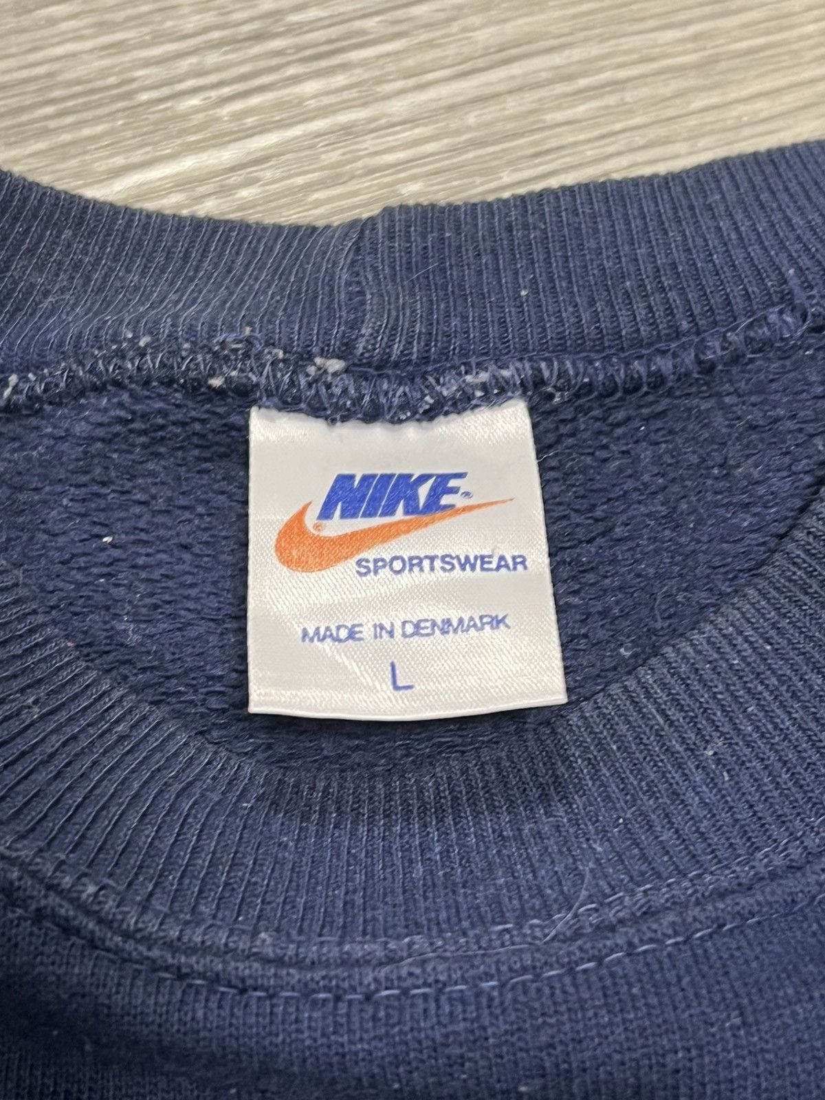 Vintage Rare Nike vintage made in Denmark sweatshirt Size US L / EU 52-54 / 3 - 4 Thumbnail