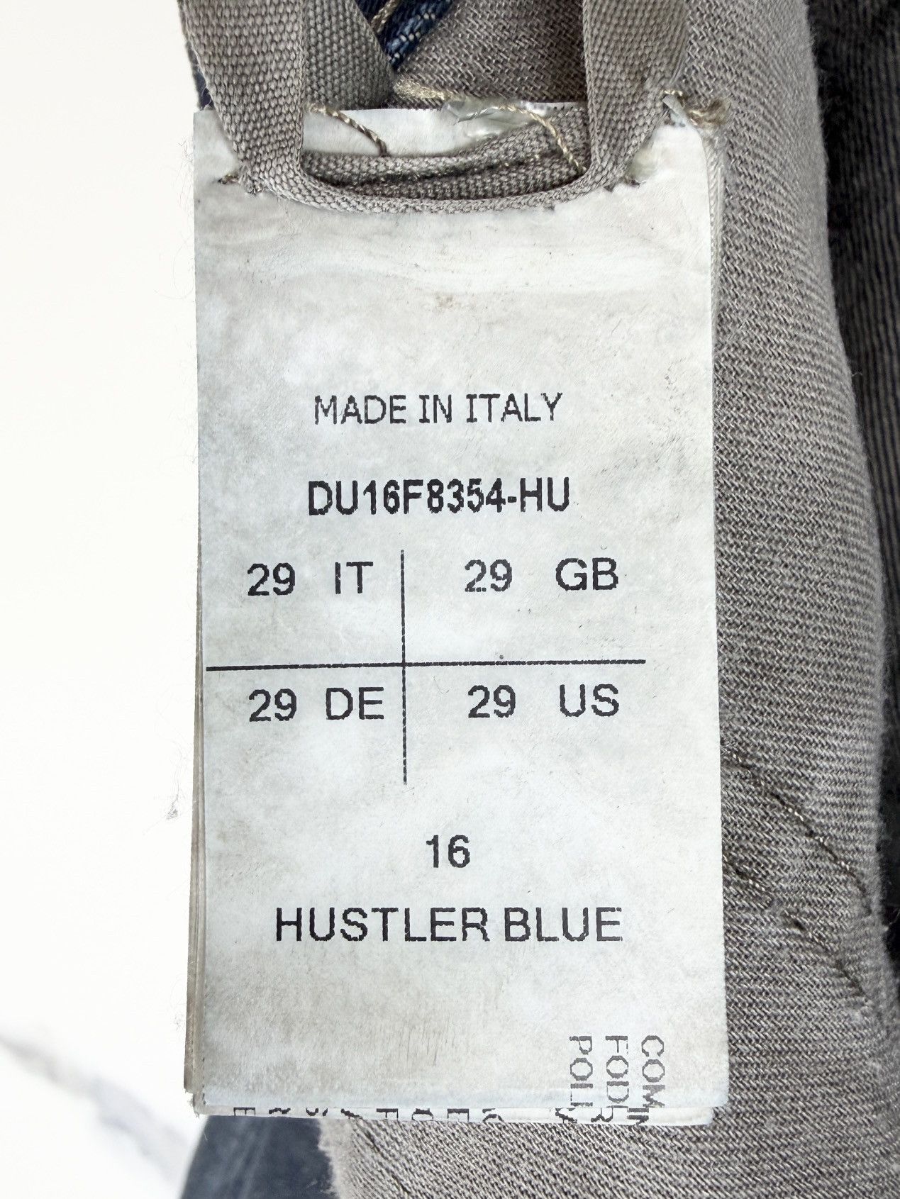 Rick Owens FW16 Rick Owens Hustler Blue Wash Torrence Cut Denim Jeans Size US 29 - 9 Thumbnail