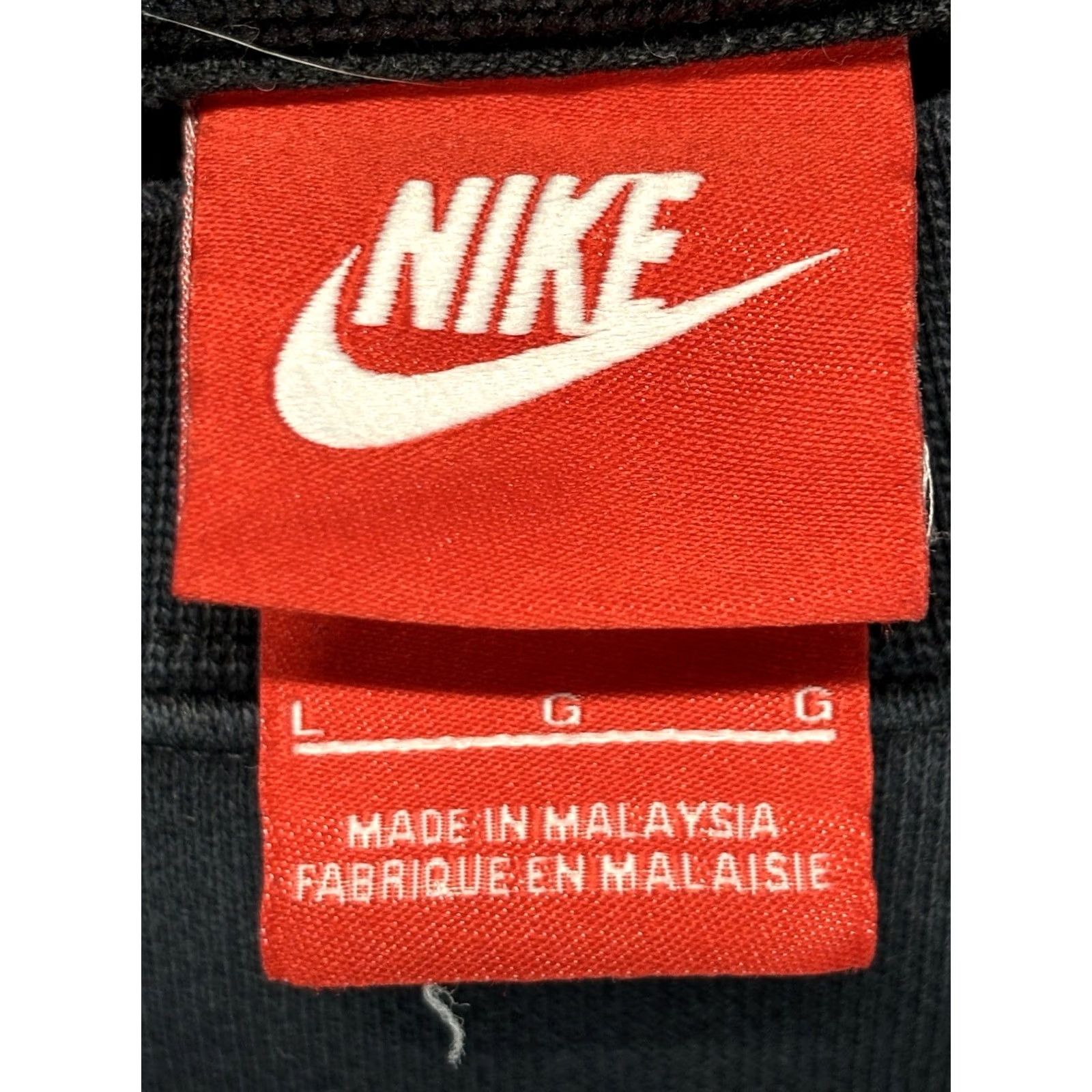 Nike VINTAGE Nike Sweatshirt Men's L Black Crew Neck Big Swoosh Logo Explode Filled Y2K Size US L / EU 52-54 / 3 - 5 Thumbnail