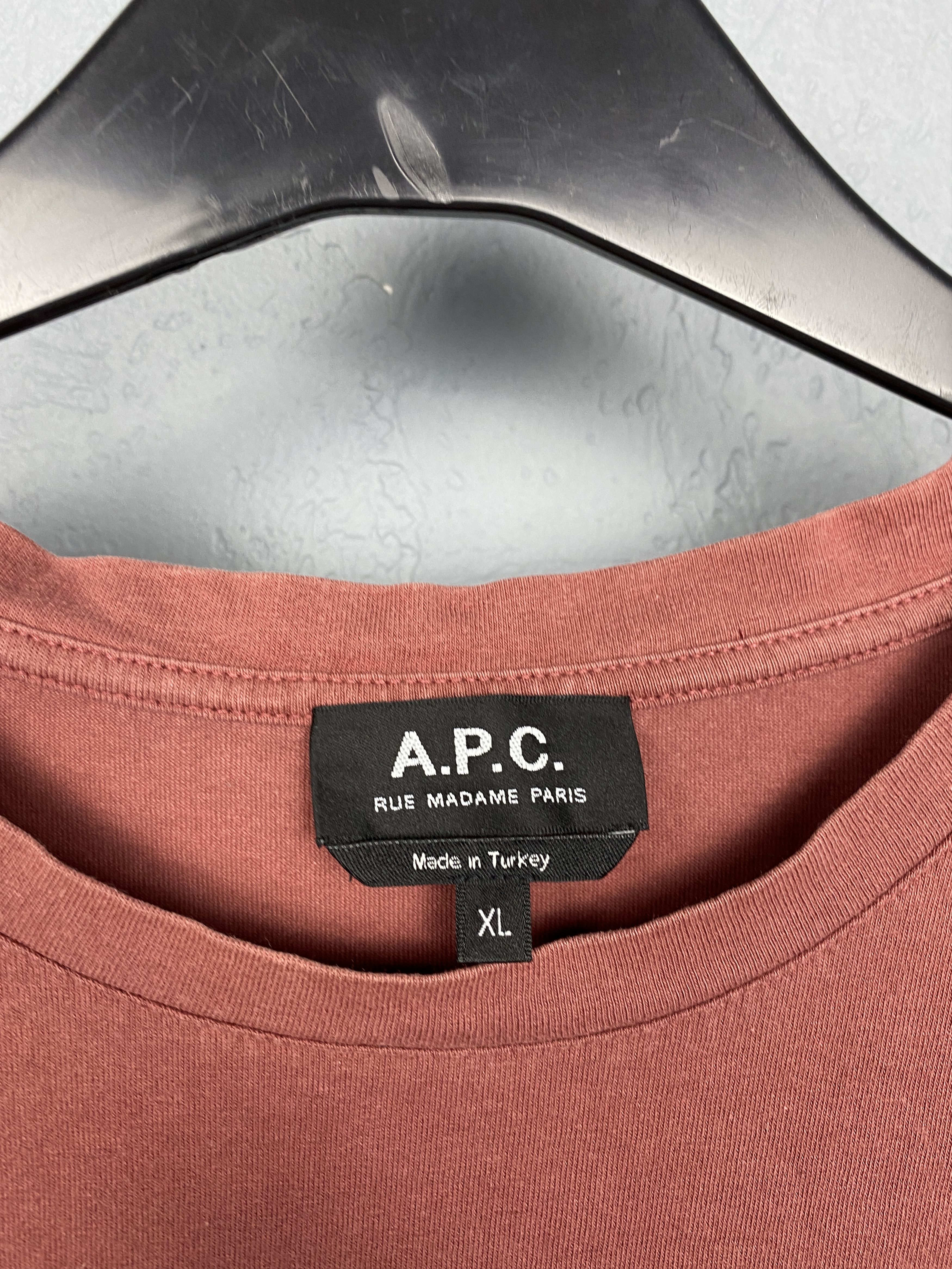 A.P.C. A.P.C. Rue Madame Paris Vintage Mens T-Shirt Tee Size US XL / EU 56 / 4 - 3 Thumbnail