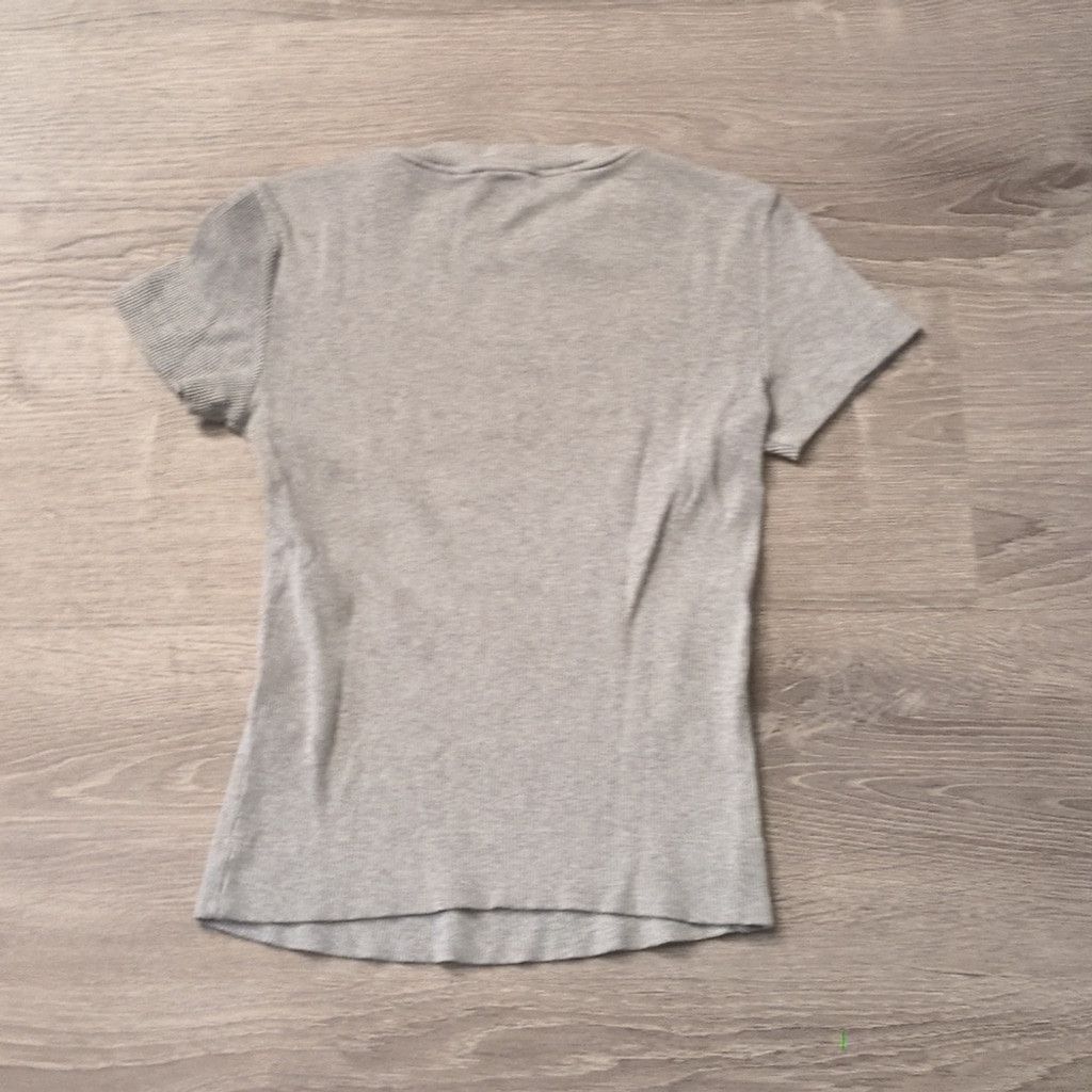 Theory Theory gray ribbed short sleeve top size small Size XS / US 0-2 / IT 36-38 - 4 Thumbnail