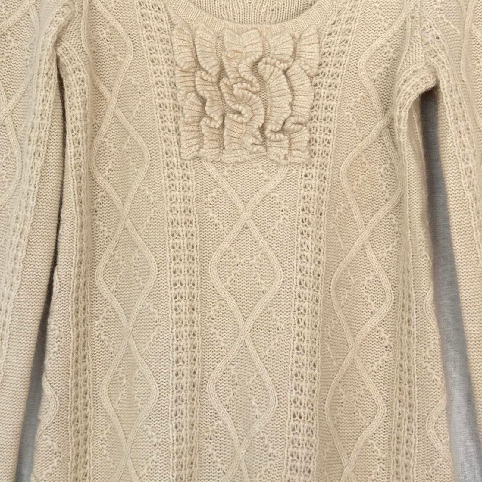Juicy Couture ✿ juicy couture cable knit sweater babydoll dress ✿ Size S / US 4 / IT 40 - 3 Thumbnail