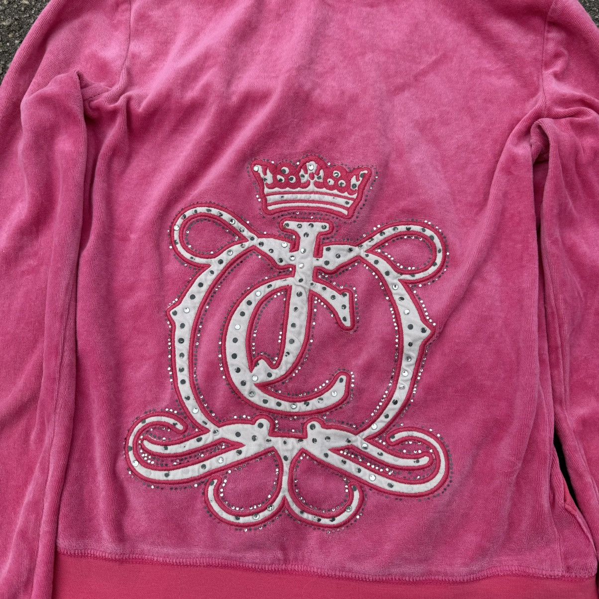 Vintage vintage juicy couture zip hoodie big logo rare style Size S / US 4 / IT 40 - 4 Thumbnail
