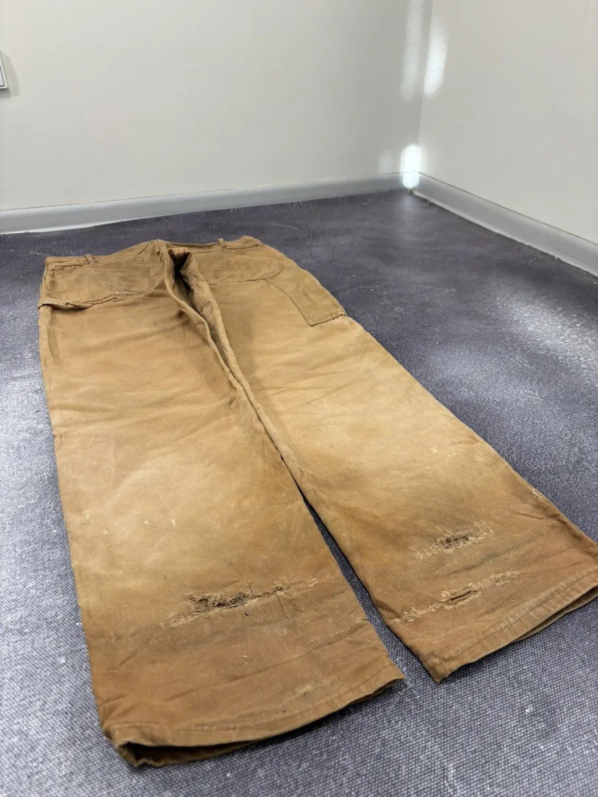Dickies × Vintage Vintage Dickies USA Distressed Denim Faded Work Baggy Pants Size US 36 / EU 52 - 3 Thumbnail