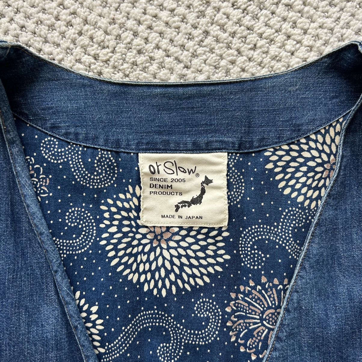 Orslow Denim Vest Size US M / EU 48-50 / 2 - 2 Thumbnail