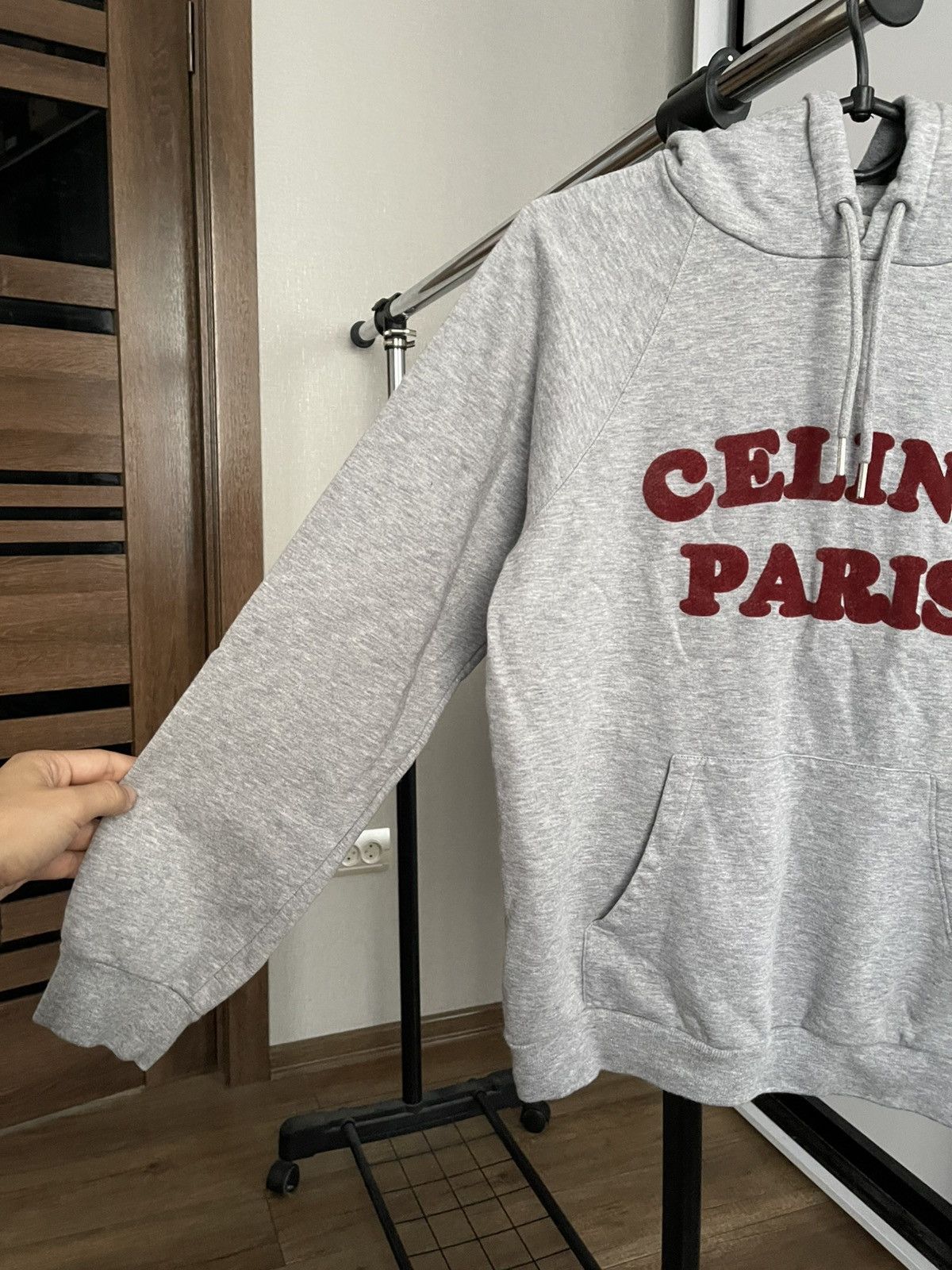 Celine Celine Paris Hoodie Size L / US 10 / IT 46 - 7 Thumbnail