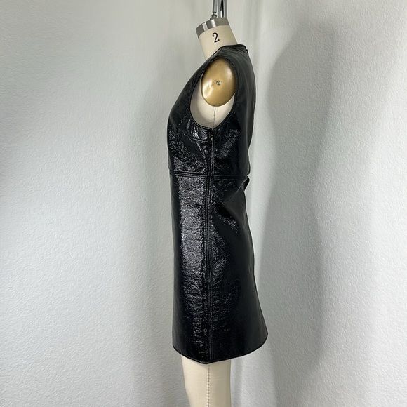Courreges Courreges Cutout Vinyl Shift Dress Size L / US 10 / IT 46 - 6 Thumbnail