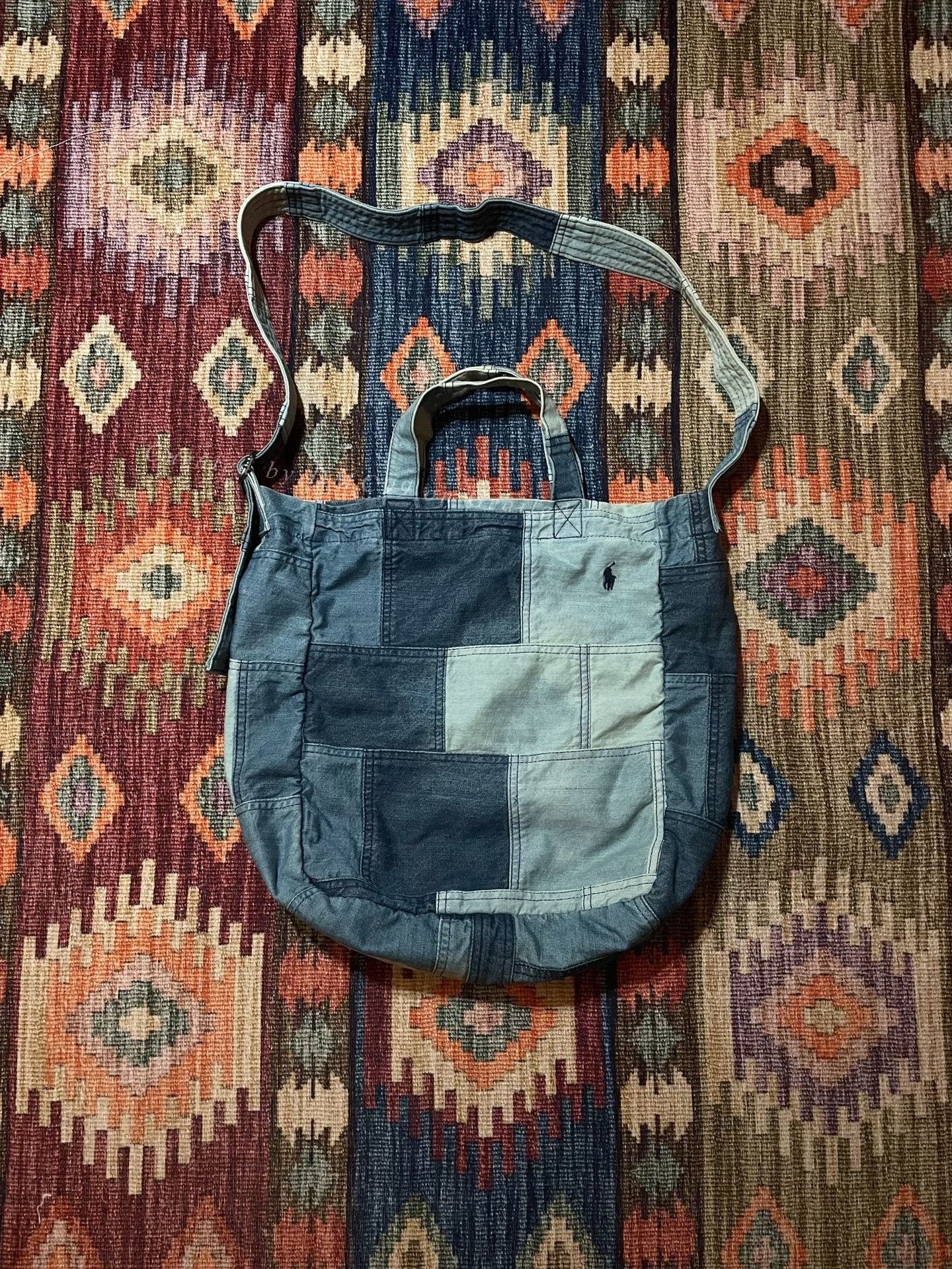 Ralph Lauren RALPH LAUREN Washed Patchwork Crossbody Bag Size ONE SIZE - 1 Thumbnail
