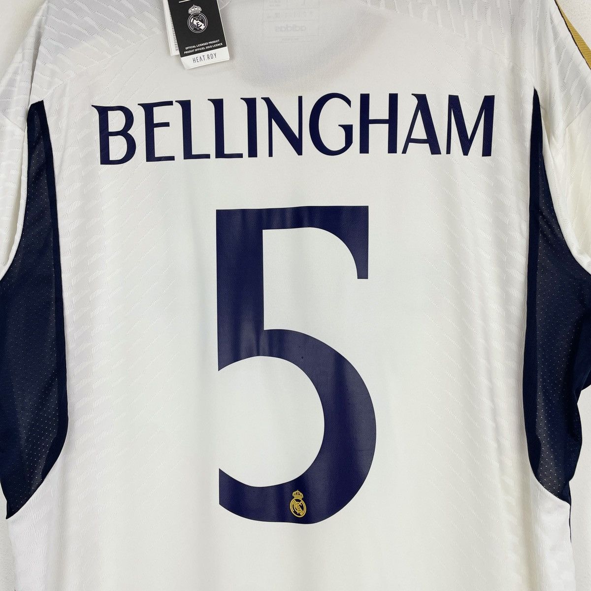 Adidas Real Madrid Bellingham Authentic HEAT.RDY Jersey 2023/2024 Size US L / EU 52-54 / 3 - 10 Thumbnail