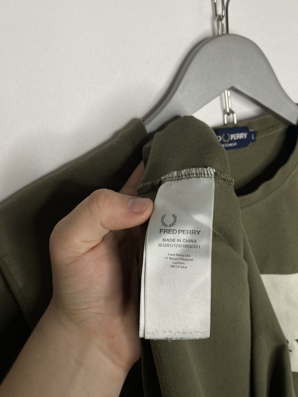 Fred Perry × Vintage Vintage Fred Perry Big Logo T-Shirt Tee Short Sleeve Size US L / EU 52-54 / 3 - 7 Thumbnail