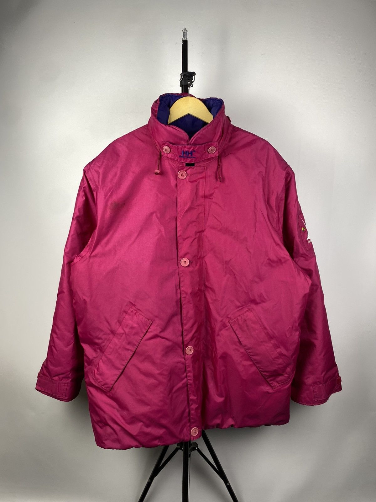 Helly Hansen × Vintage HELLY HANSEN Jacket Vintage Helly Hansen Coach Jacket Size US XL / EU 56 / 4 - 1 Thumbnail