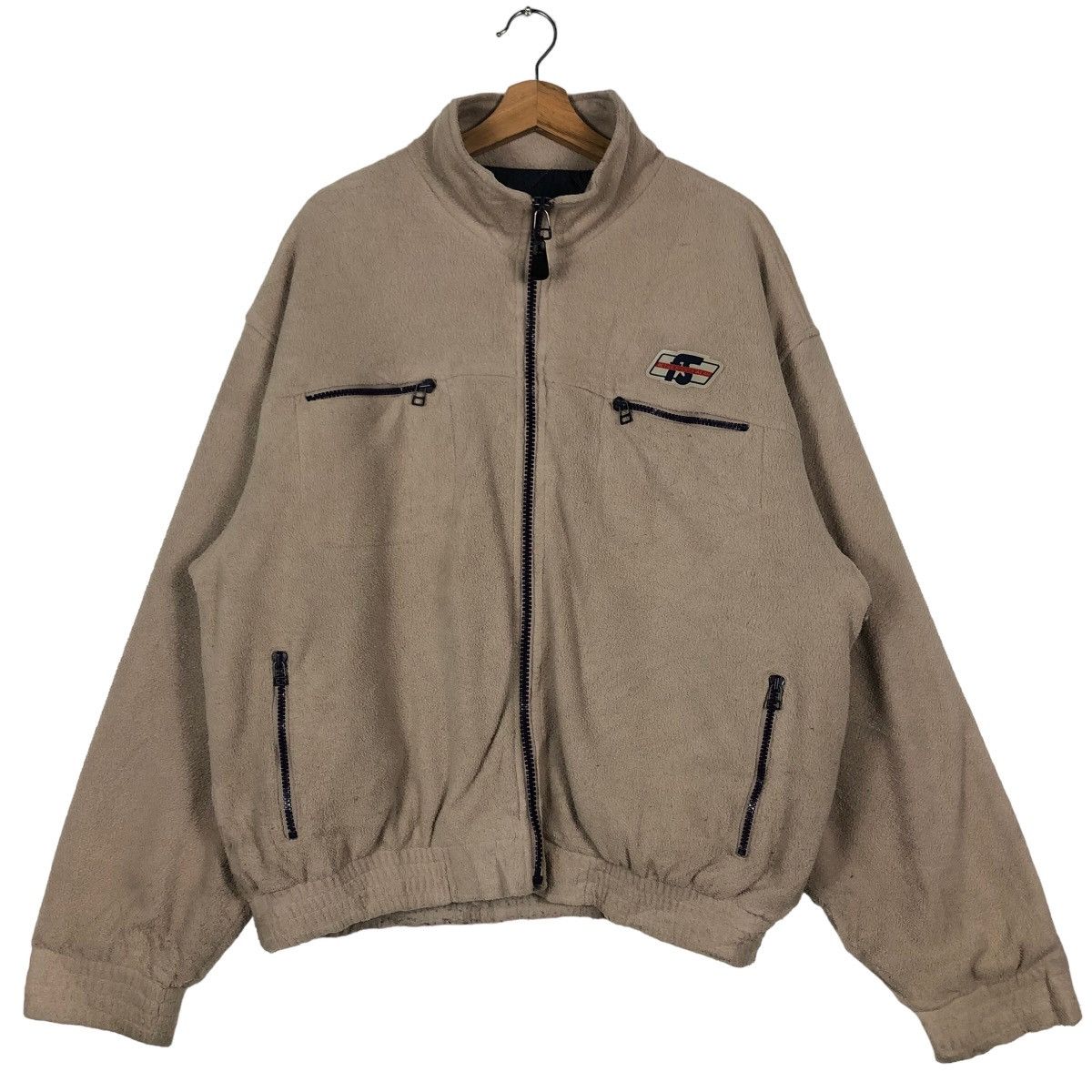 BEAUTY&YOUTH 🔥Vintage Bomber Jacket Fleece Youth Culture Big Logo Skate Size US L / EU 52-54 / 3 - 2 Thumbnail