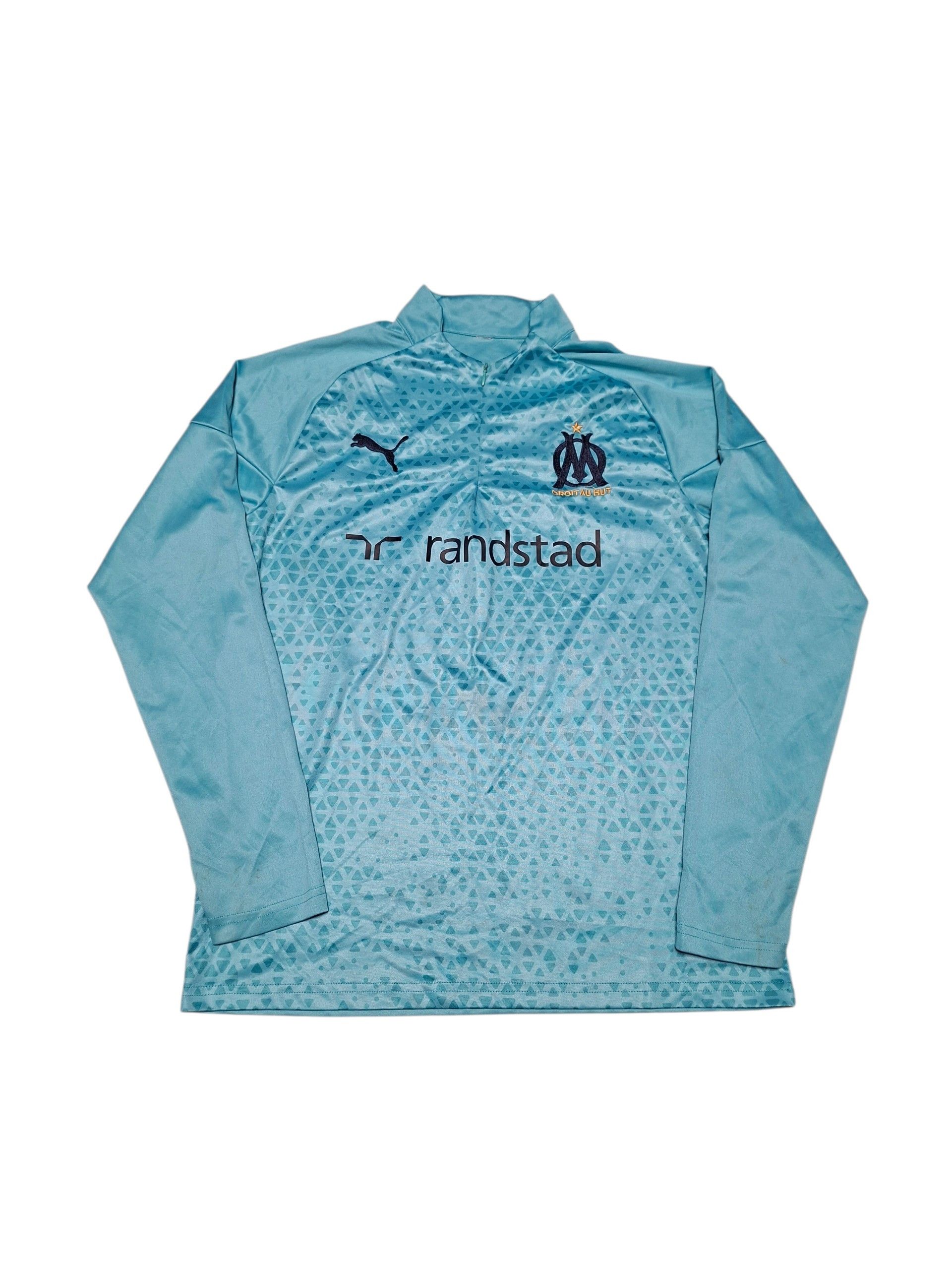Puma OLYMPIQUE MARSEILLE PUMA VINTAGE TRAINING SOCCER SWEATSHIRT Size US M / EU 48-50 / 2 - 1 Thumbnail