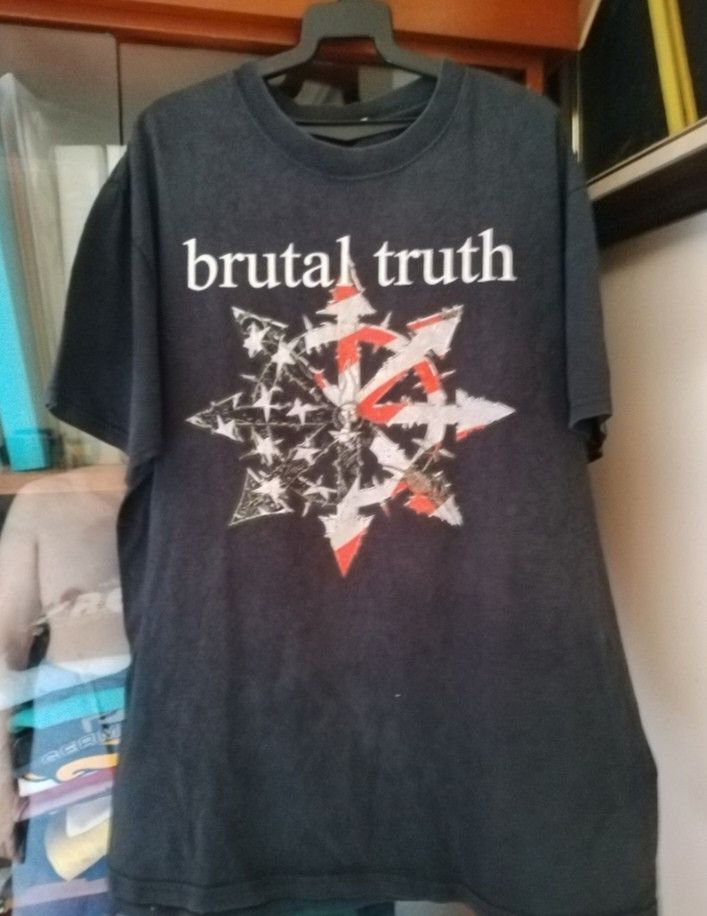 Vintage Brutal truth Rare shirt Size US L / EU 52-54 / 3 - 1 Thumbnail