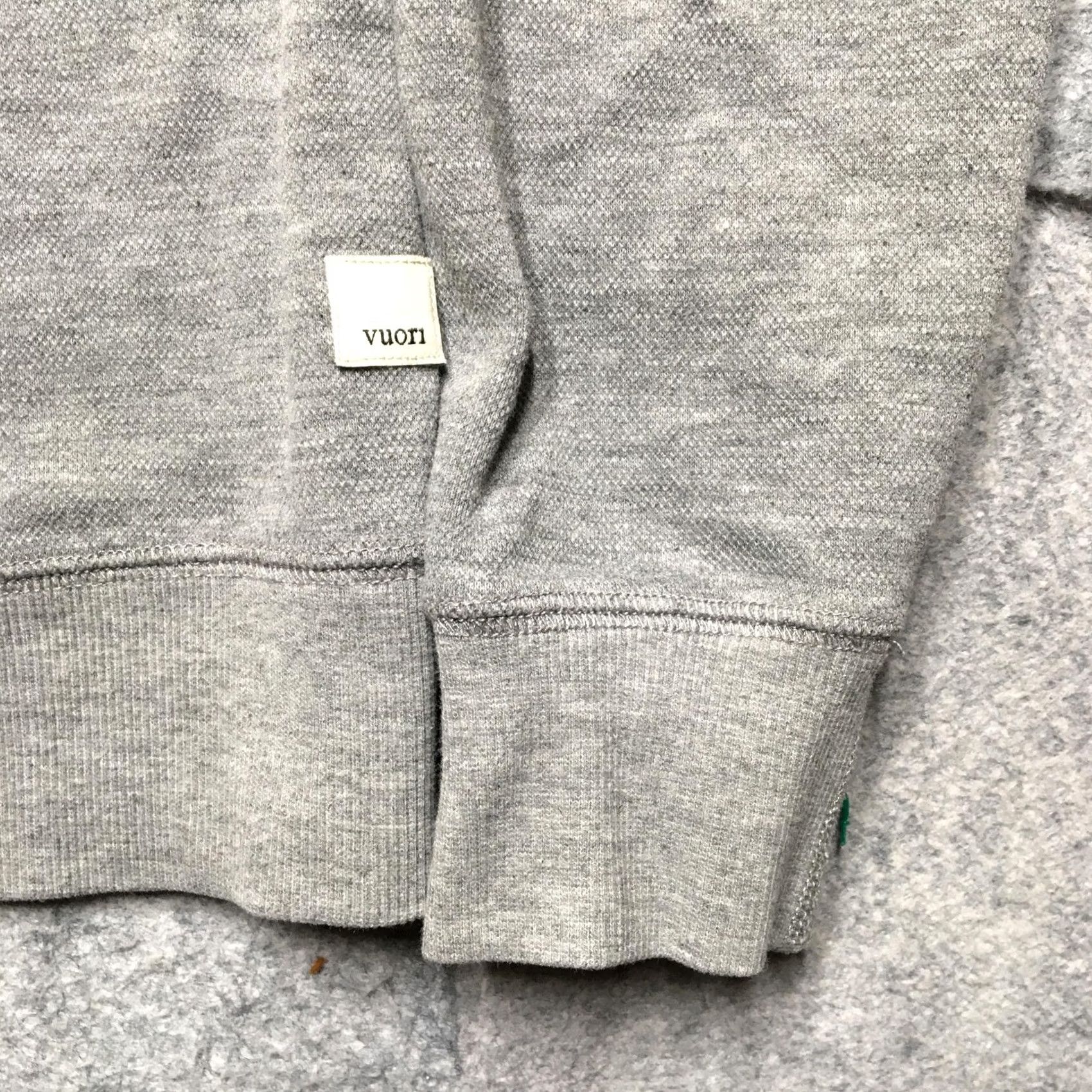 Vuori Vuori Sweatshirt Men S Gray Jersey Pullover Zip Pocket Crew Neck Minimalist Size US S / EU 44-46 / 1 - 2 Thumbnail