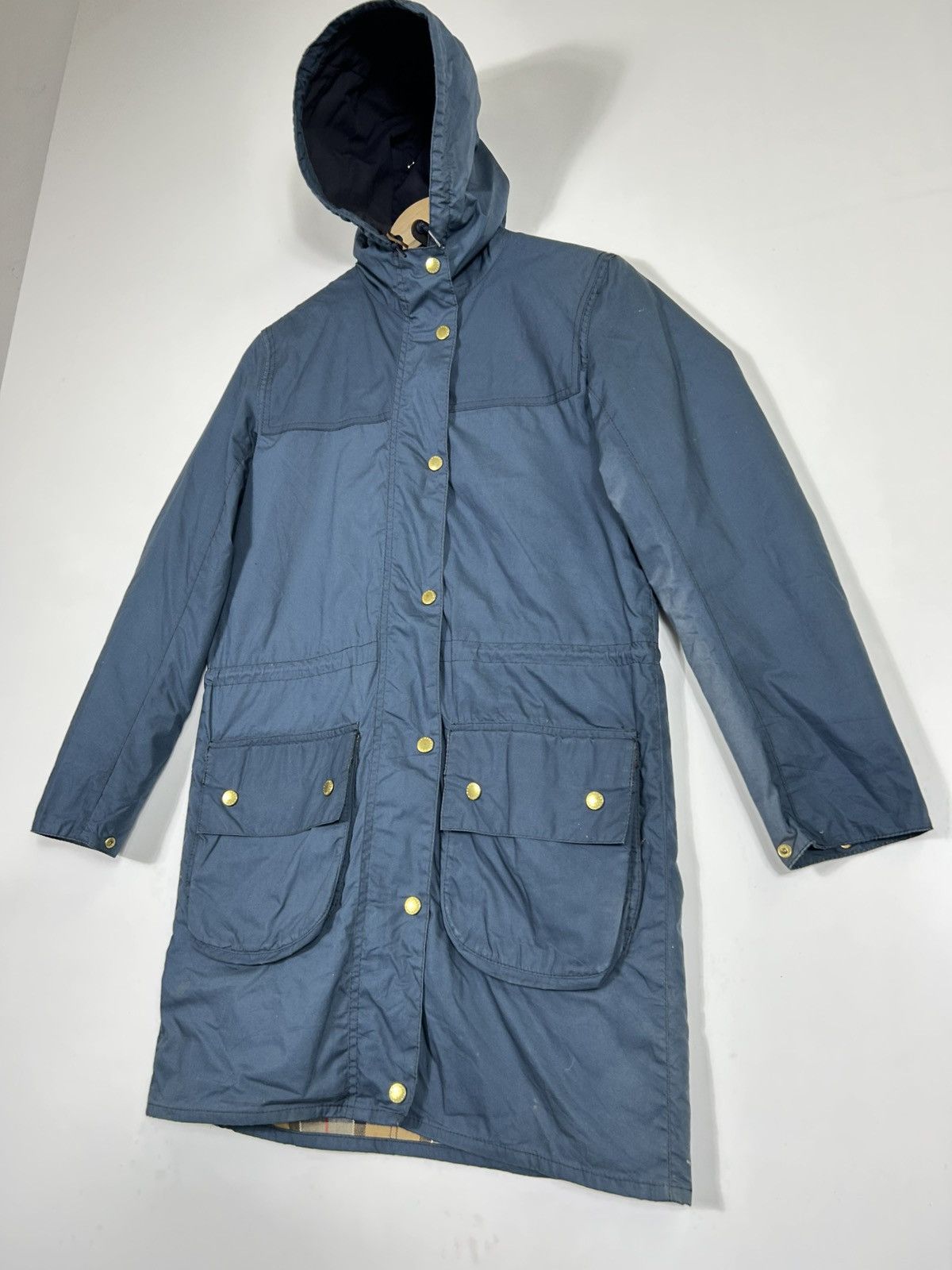 Barbour 🔥Barbour Hooded Zipper Faded Parka Jacket Size S / US 4 / IT 40 - 3 Thumbnail