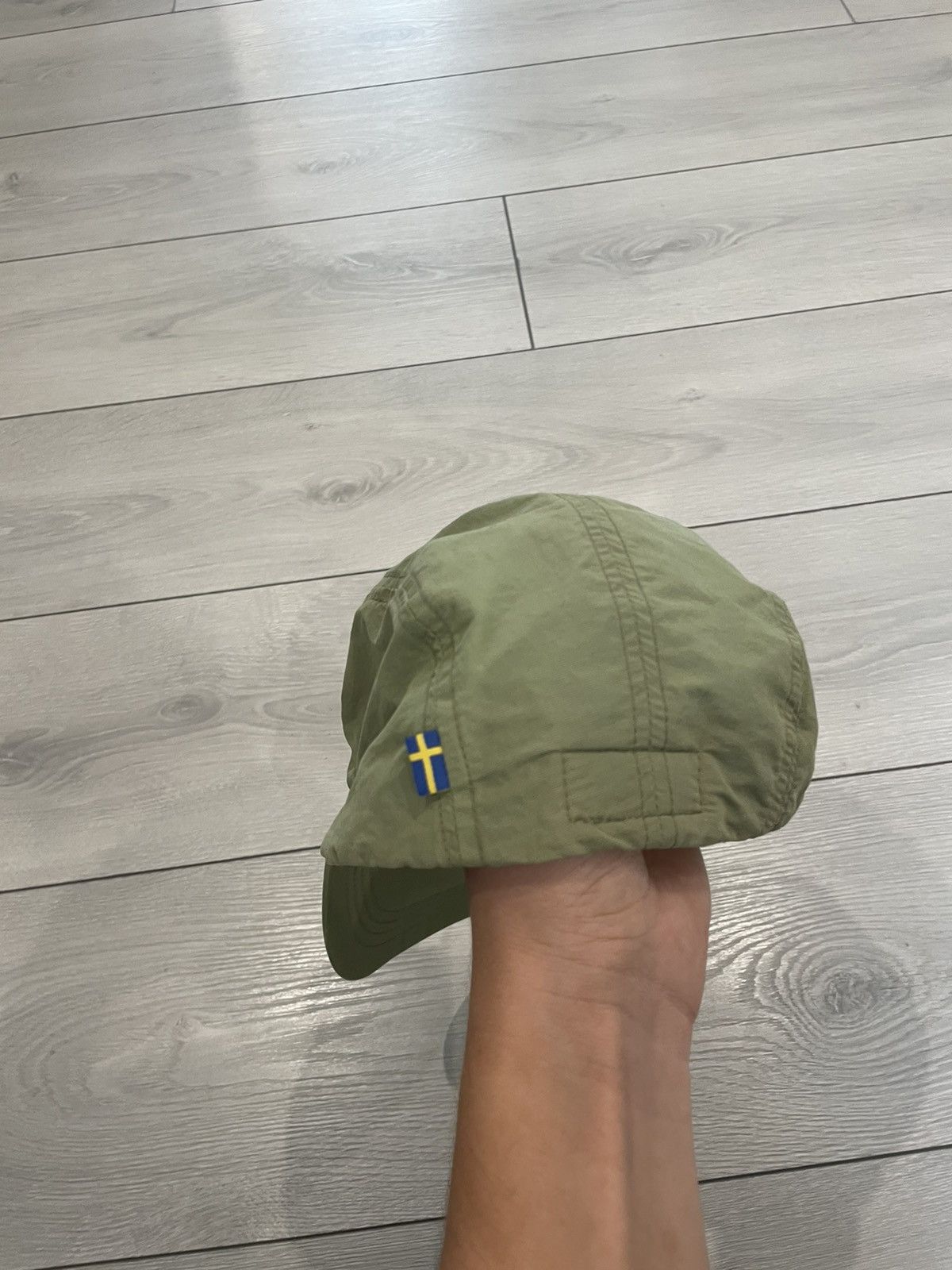Fjallraven × Vintage Fjallraven cap outdoor hat nylon khaki military arm forest Size ONE SIZE - 2 Thumbnail