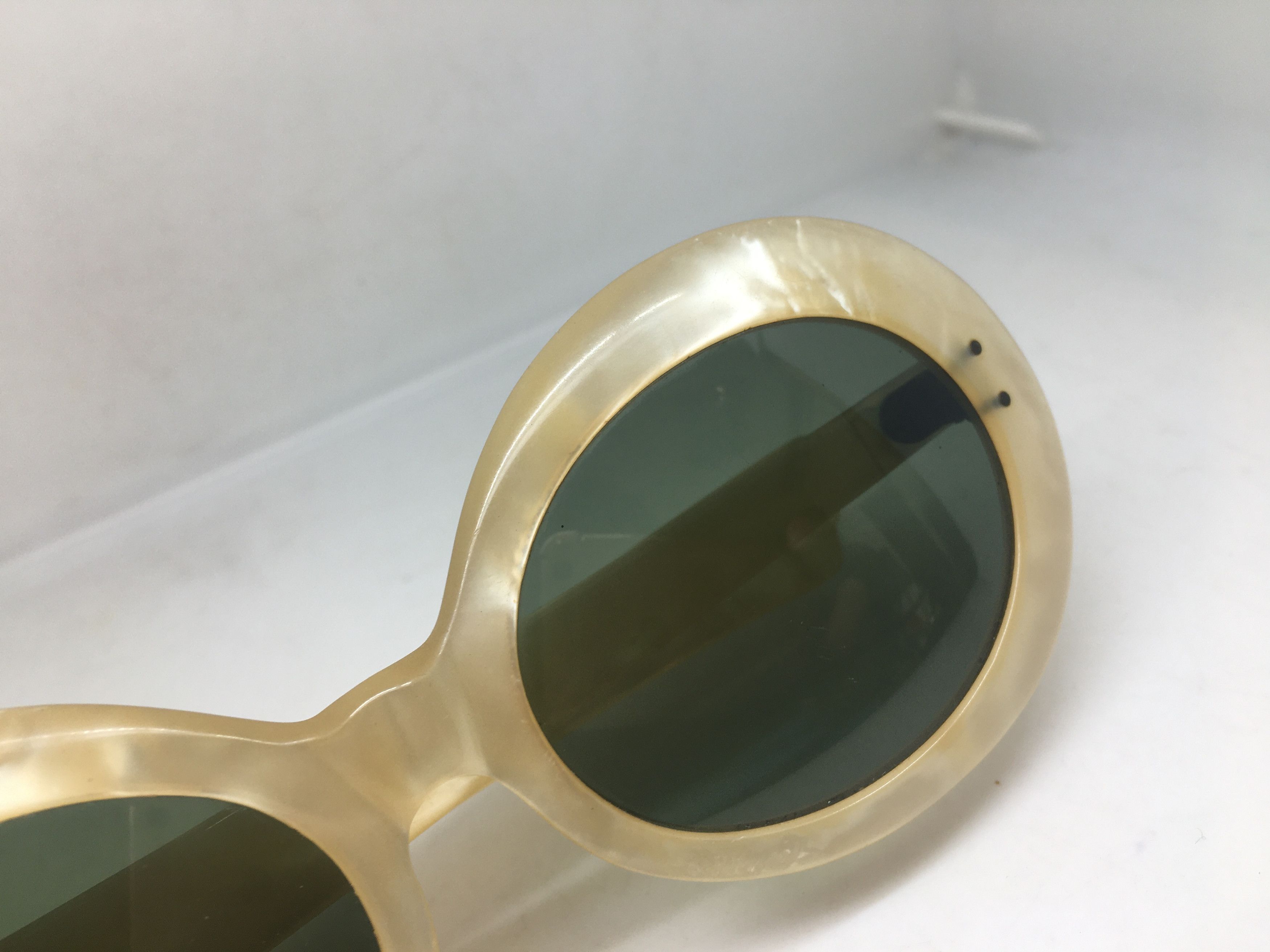 Vintage vintage Handmade JACKIE O COUTURE Sunglasses Frame France Size ONE SIZE - 7 Thumbnail
