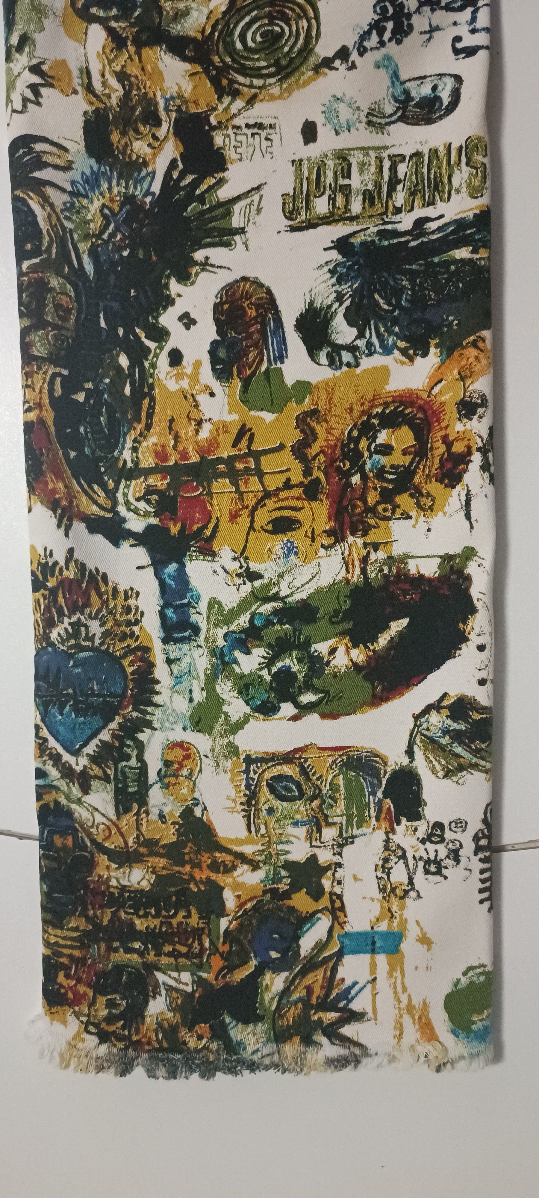 Jean Paul Gaultier 2000 - Basquiat graffiti pants Size 26" / US 2 / IT 38 - 11 Thumbnail