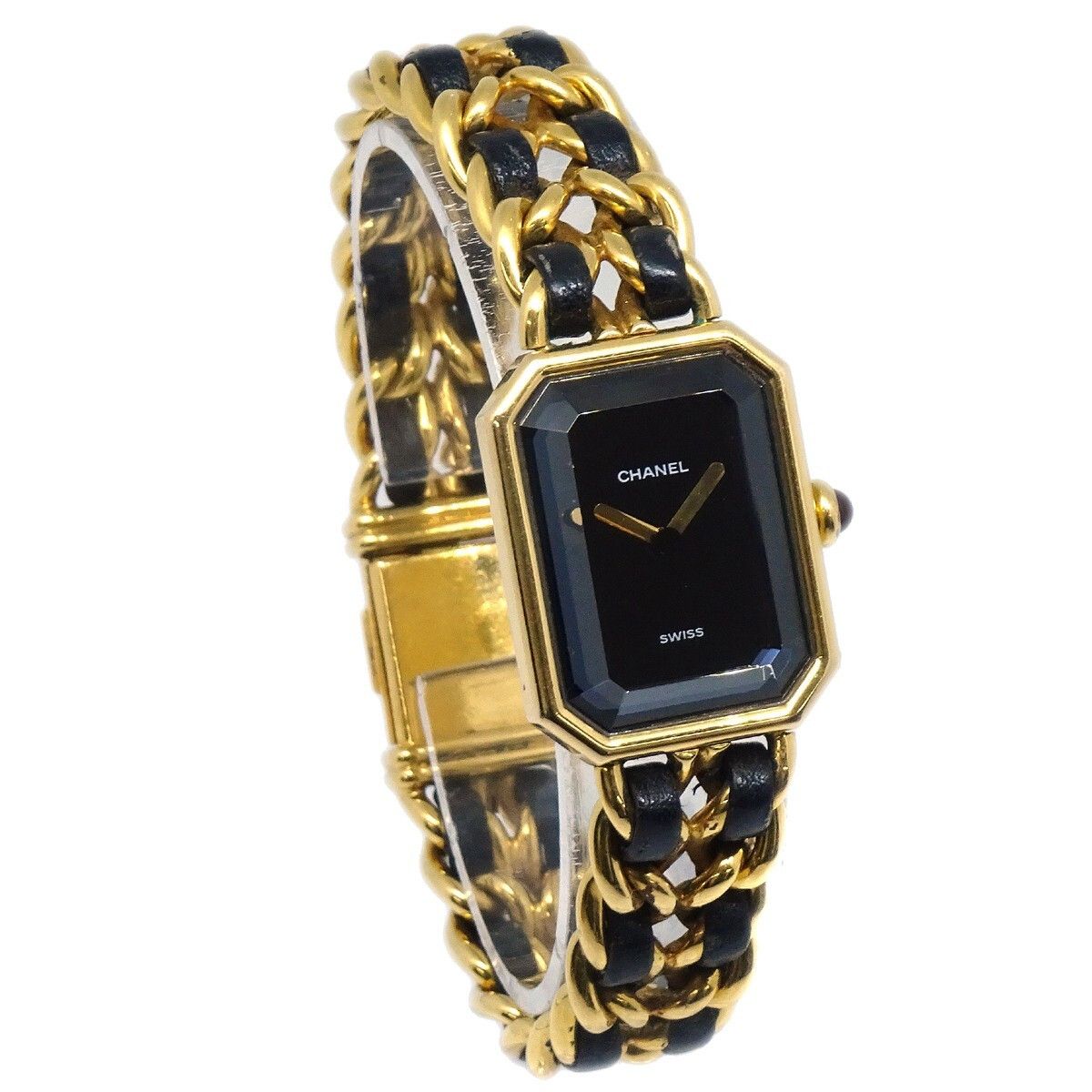 Chanel Chanel Premiere Rock Quartz Plated Metal and Leather Size ONE SIZE - 1 Thumbnail