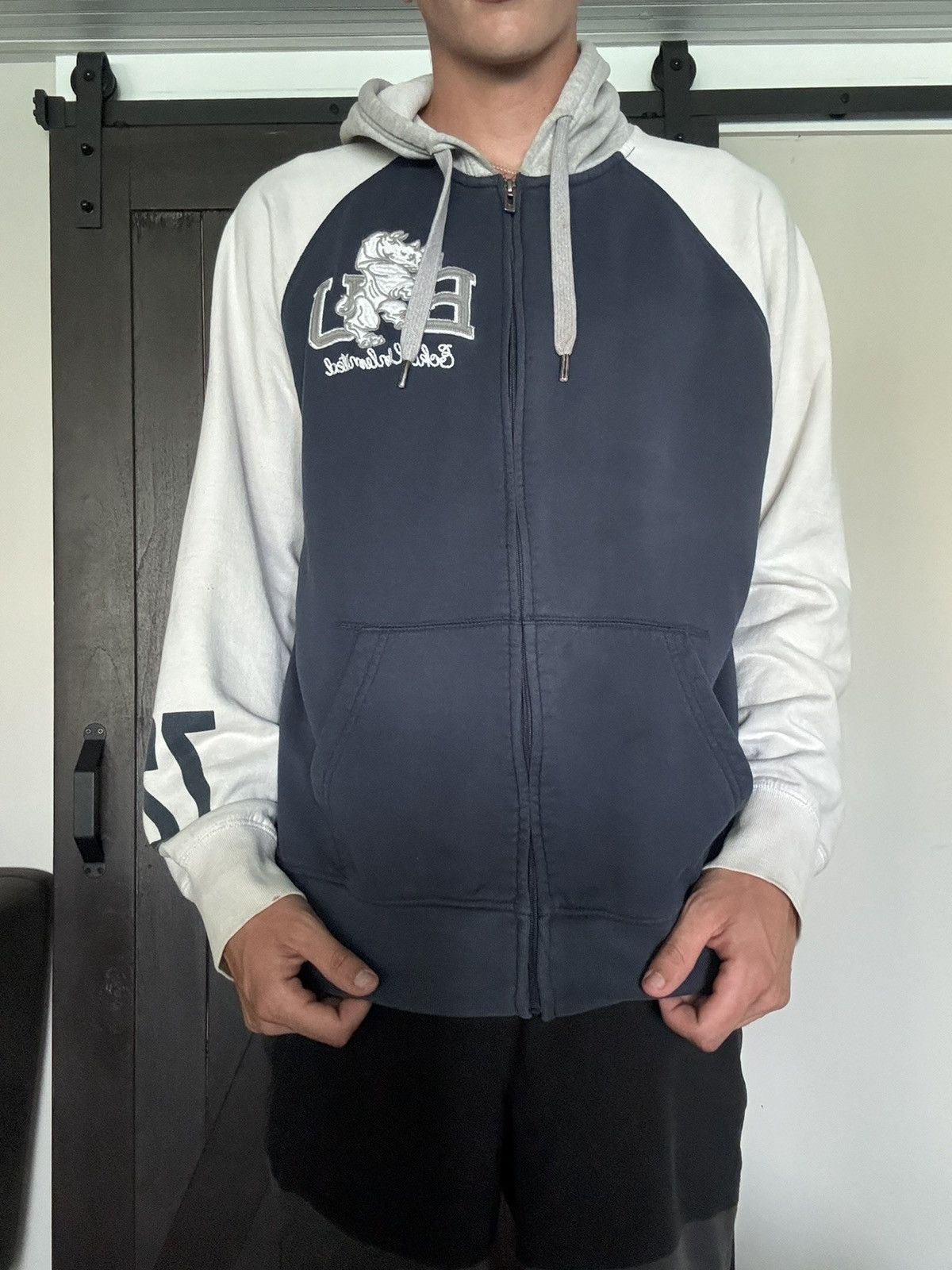 Ecko Unltd. Blue/White Ecko Hoodie Size US XL / EU 56 / 4 - 6 Thumbnail