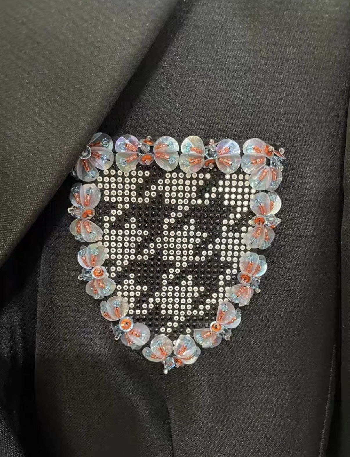 Dior Dior Black Collector's Edition Badge Wool-Silk Blazer J33 Size XS / US 0-2 / IT 36-38 - 3 Thumbnail