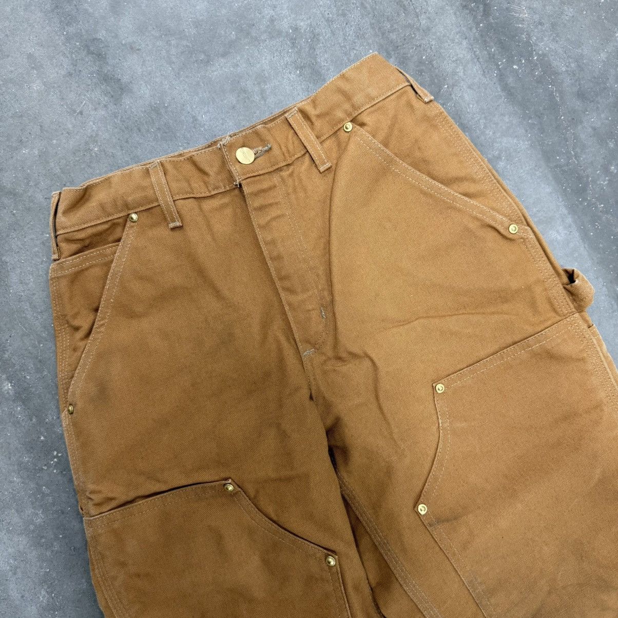 Carhartt × Vintage Vintage Distressed Carhartt Double Knee Work Carpenter Pants Size US 27 - 3 Thumbnail
