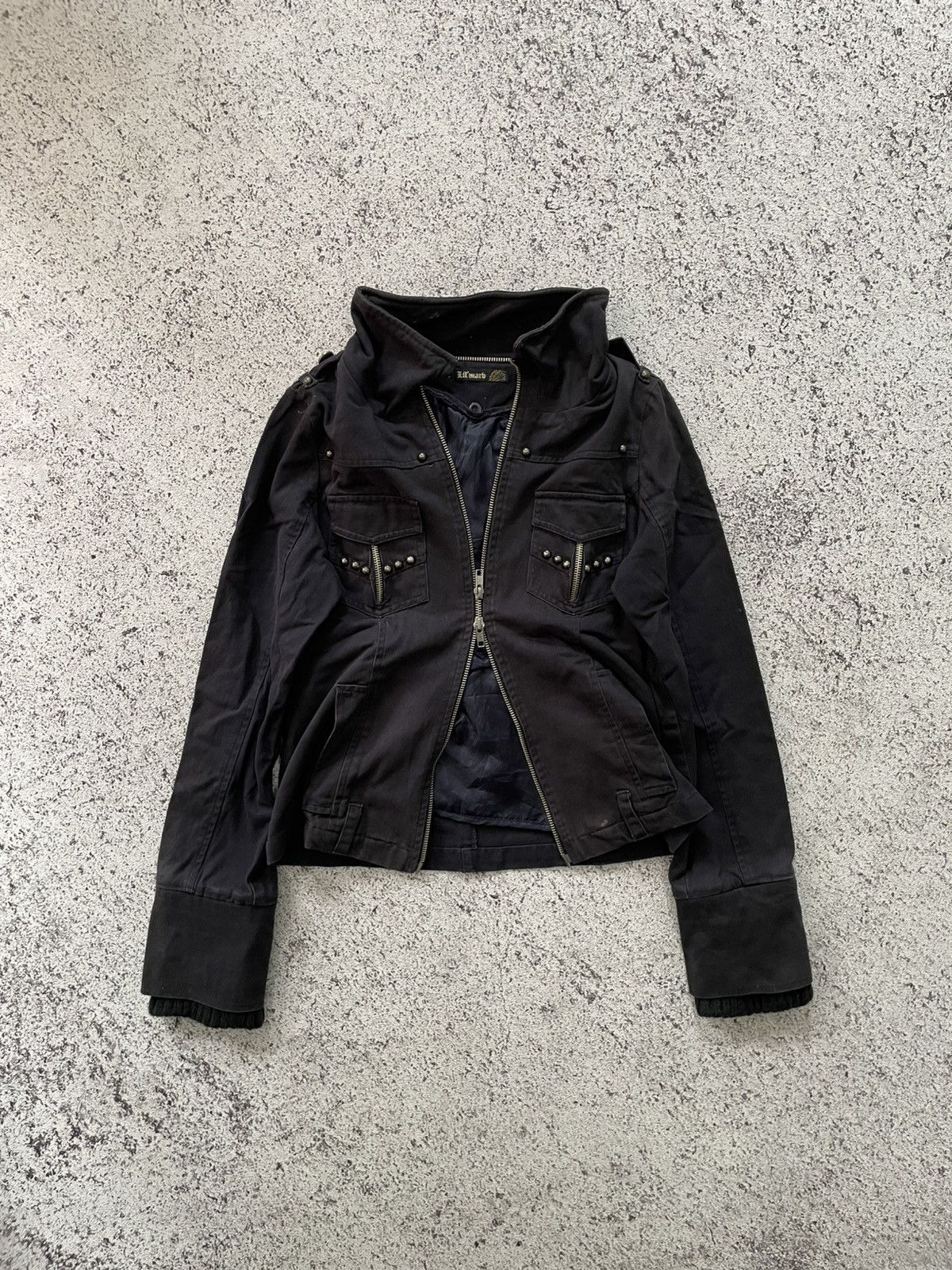 2000s Lil Marb - Vkei cyber military Apocalypse Jacket LGB